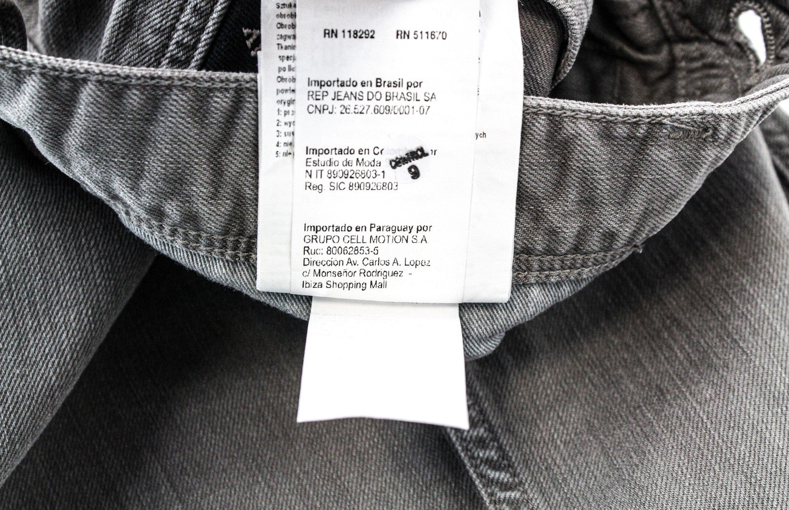 REPLAY W31/L34 Anbass džinsai, prigludę, tamprūs, pilki, medvilniniai, su 5 kišenėmis 