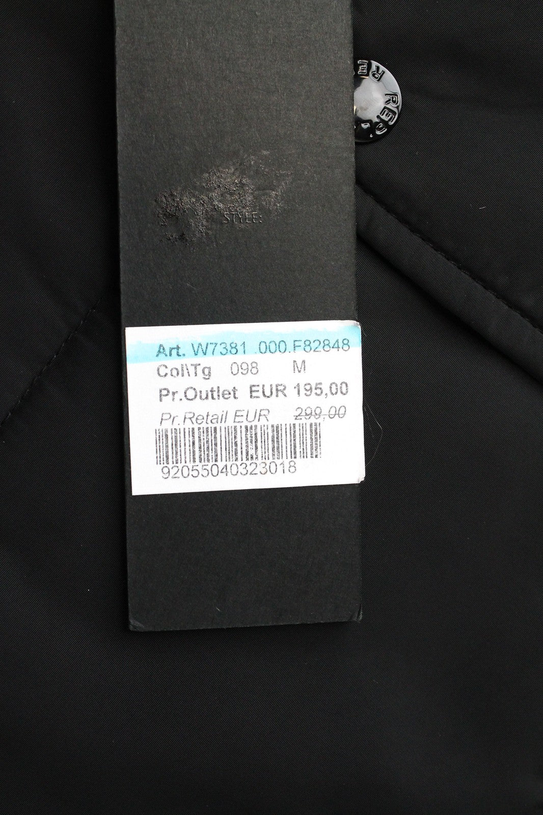 REPLAY moteriška striukė M, juoda, su dirbtiniu kailiu, pamušalu, gobtuvu, užtrauktuku 