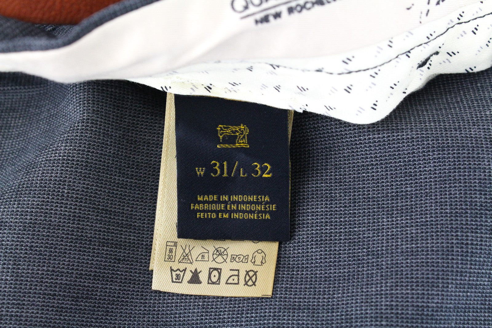 SCOTCH & SODA Stuart W31/L32 Men's Slim Cotton Trousers Grey Pleated Belted