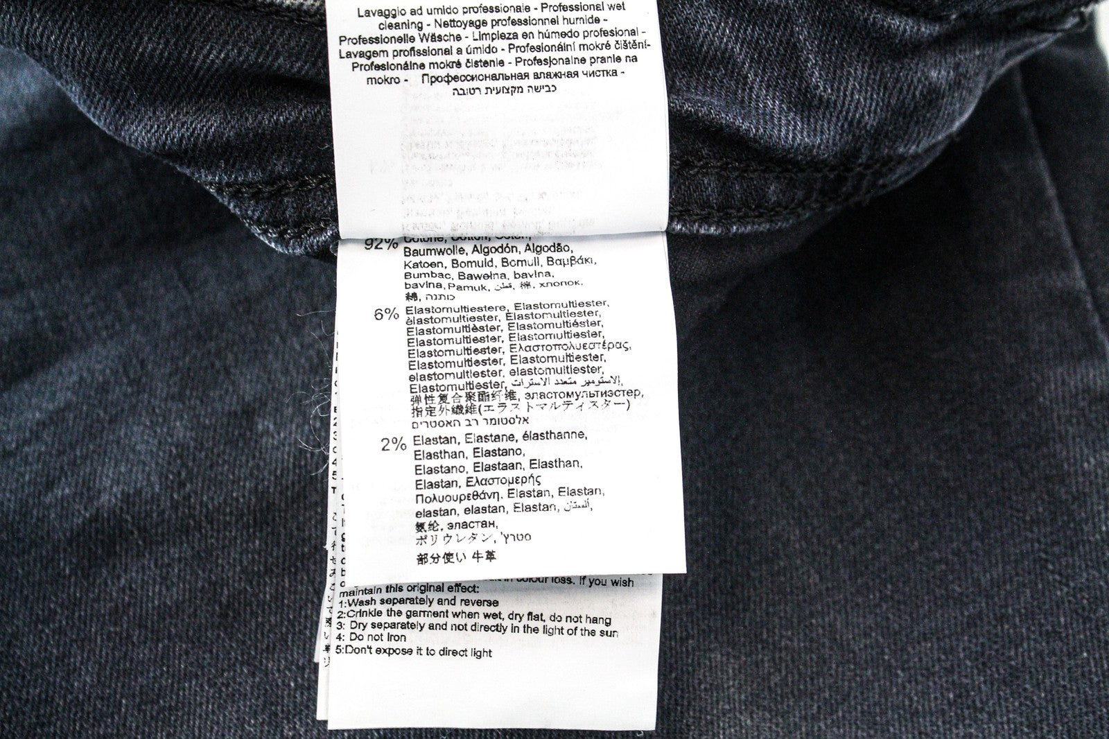 REPLAY Anbass Men W27/L30 Slim Fit Grey Blue Washed Denim Cotton Stretch Jeans