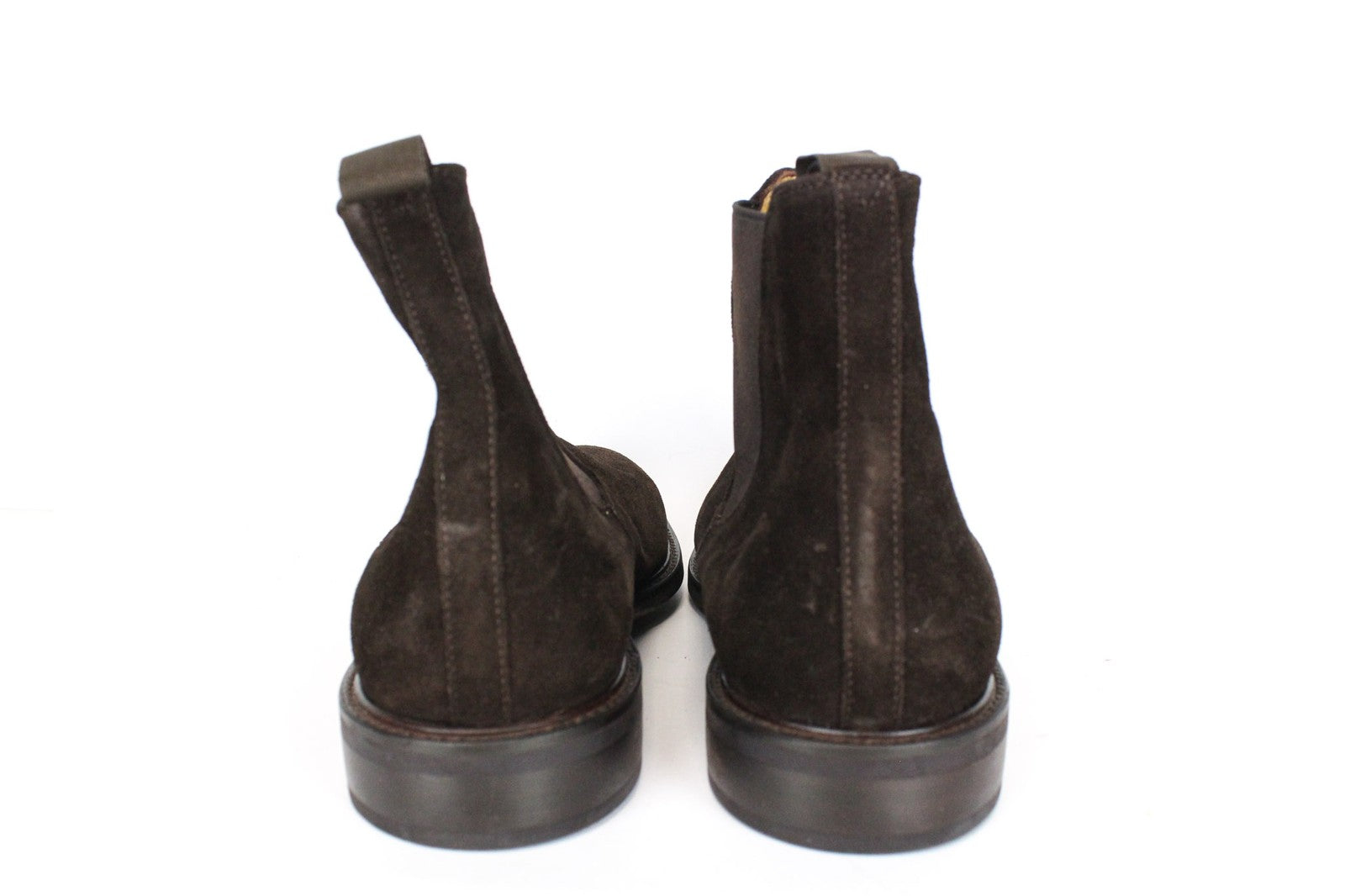 SUITSUPPLY EU44 vyriški rudi zomšiniai aukštakulniai bateliai rudeniui-pavasariui 