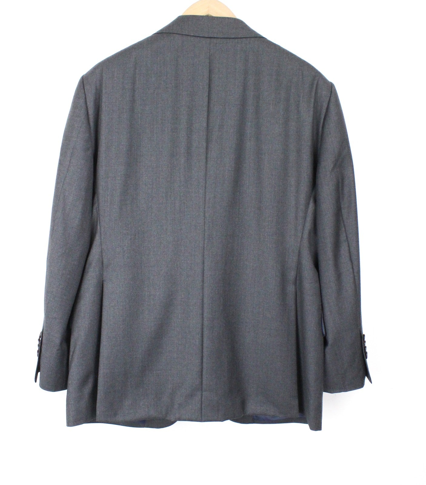 SUITSUPPLY La Spalla UK44S Men's Wool Grey Suit 2 Piece Single-Breasted