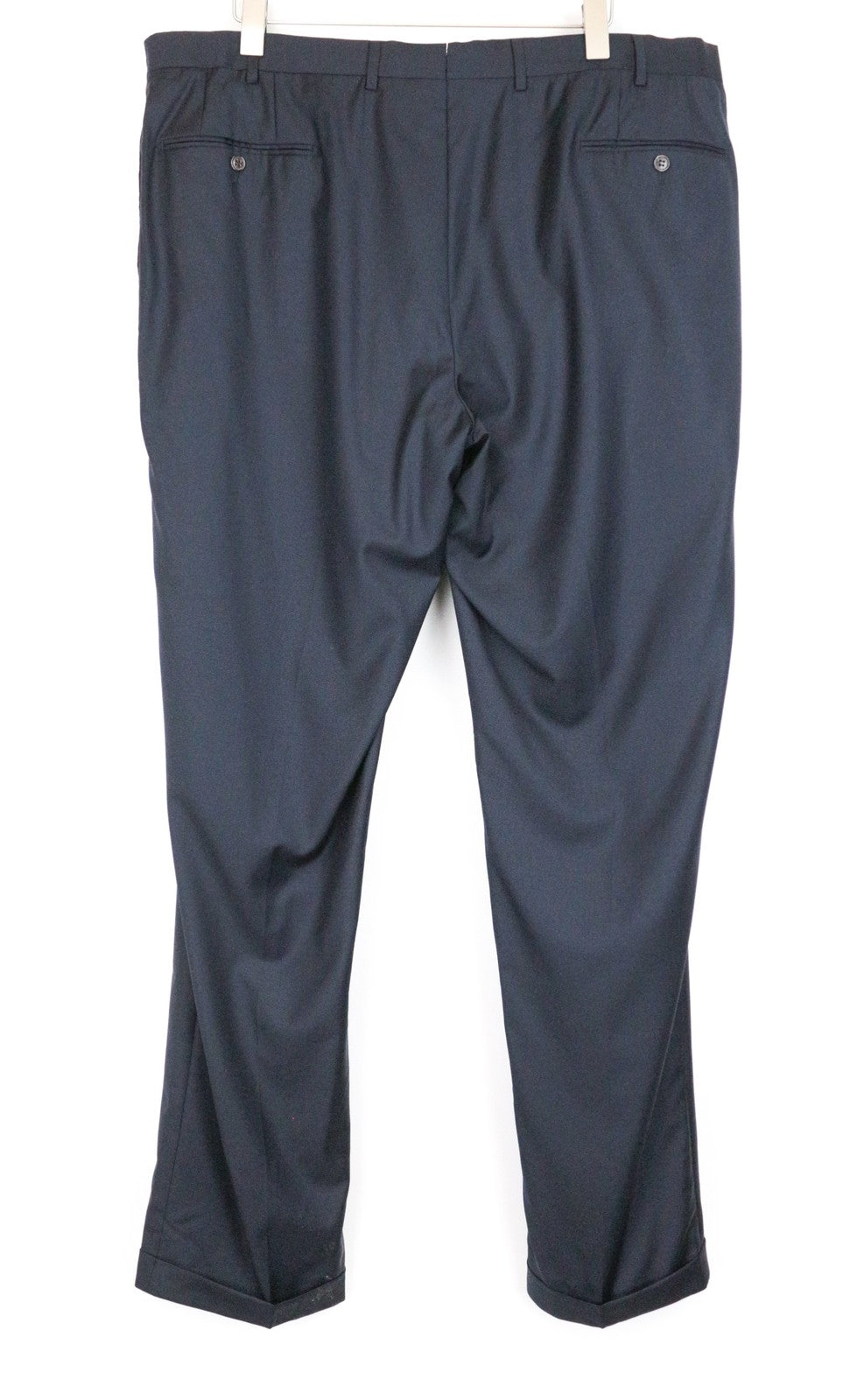 SUITSUPPLY Men's Trousers ~W43/L37 Navy Wool Formal Classic Pleated