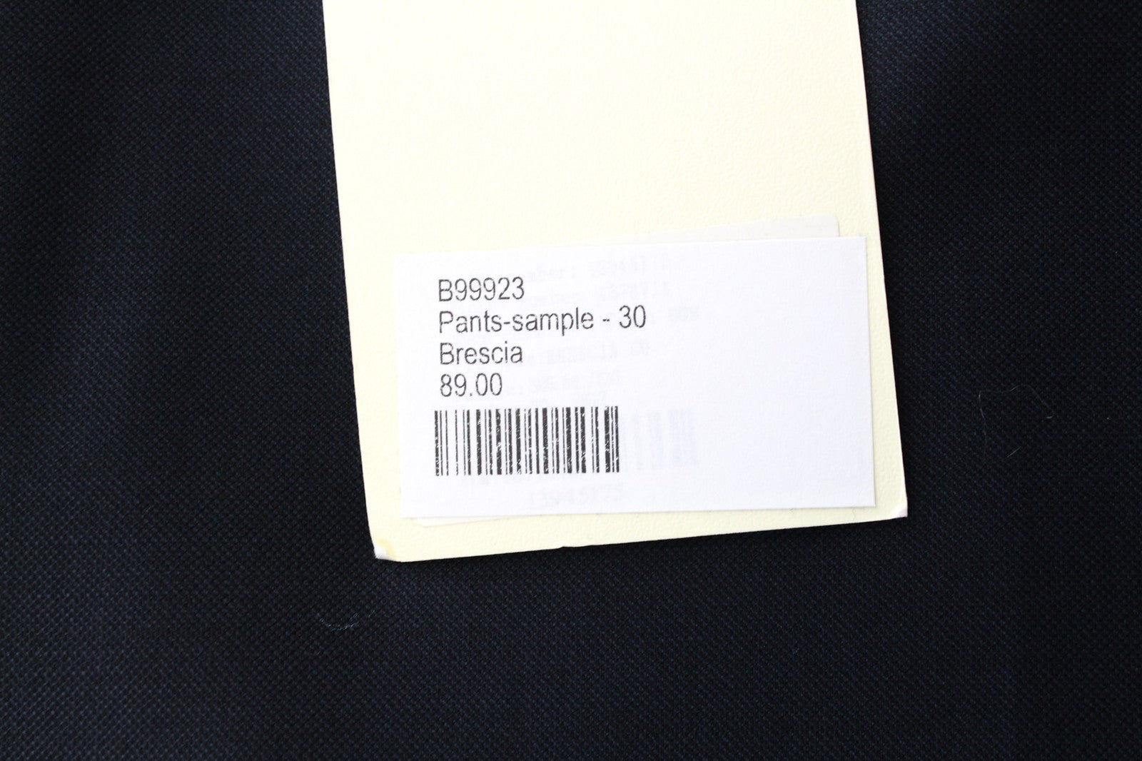 SUITSUPPLY UK44S Brescia Navy Men's Wool Formal Trousers Pleated