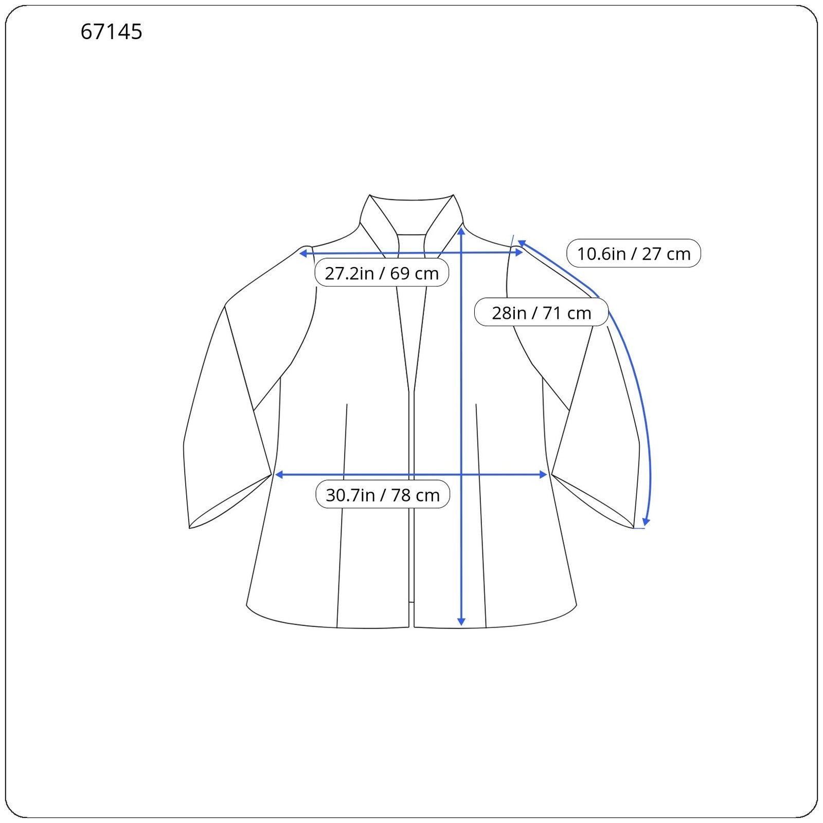 DESIGUAL moteriškas švarkas 42 mėlynas vilnos mišinio languotas trumpomis rankovėmis laisvalaikio stiliaus 