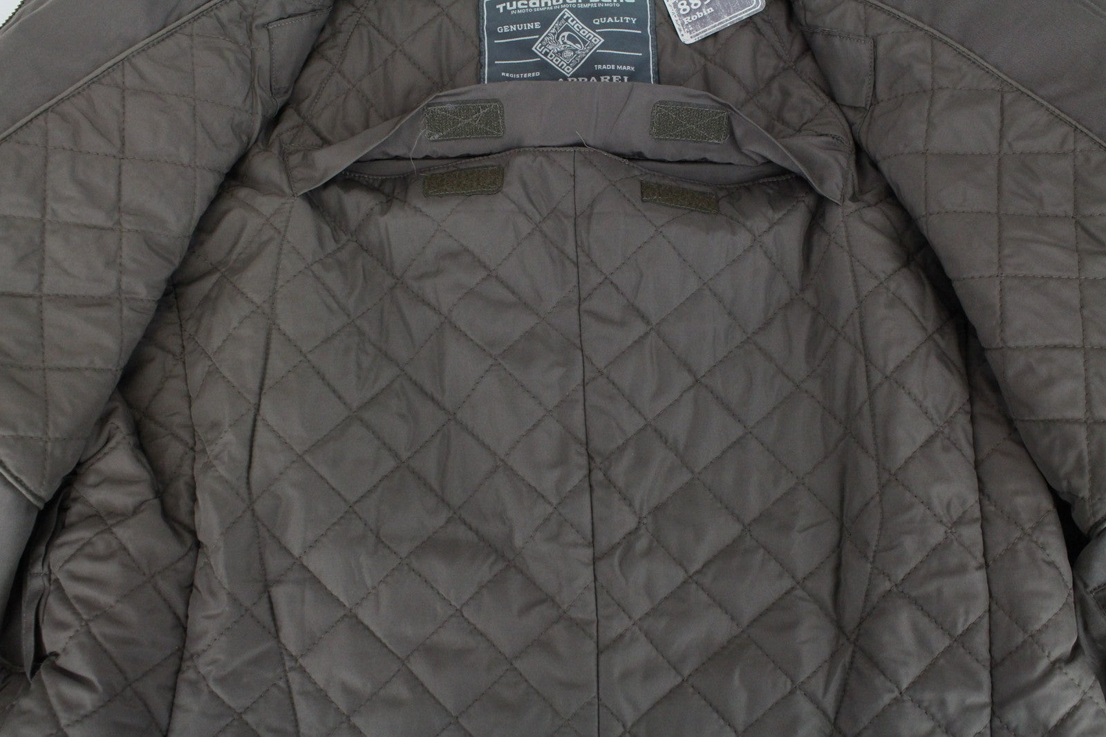 TUCANO URBANO Robin vyriška ruda medvilnės mišinio striukė su šarvais M dydžio 