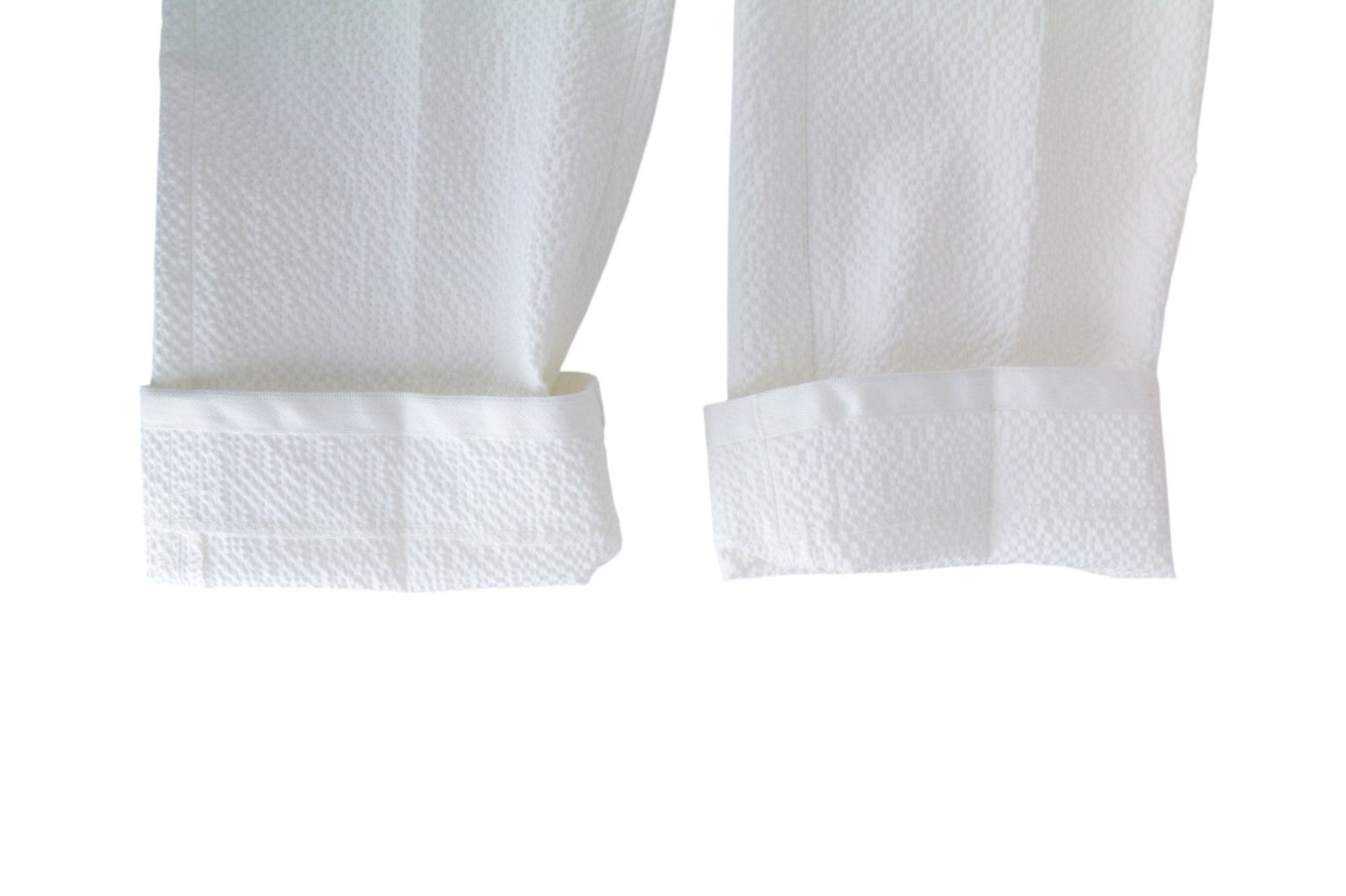 SUITSUPPLY Havana Men's UK38R Slim White Textured 2-Piece Suit