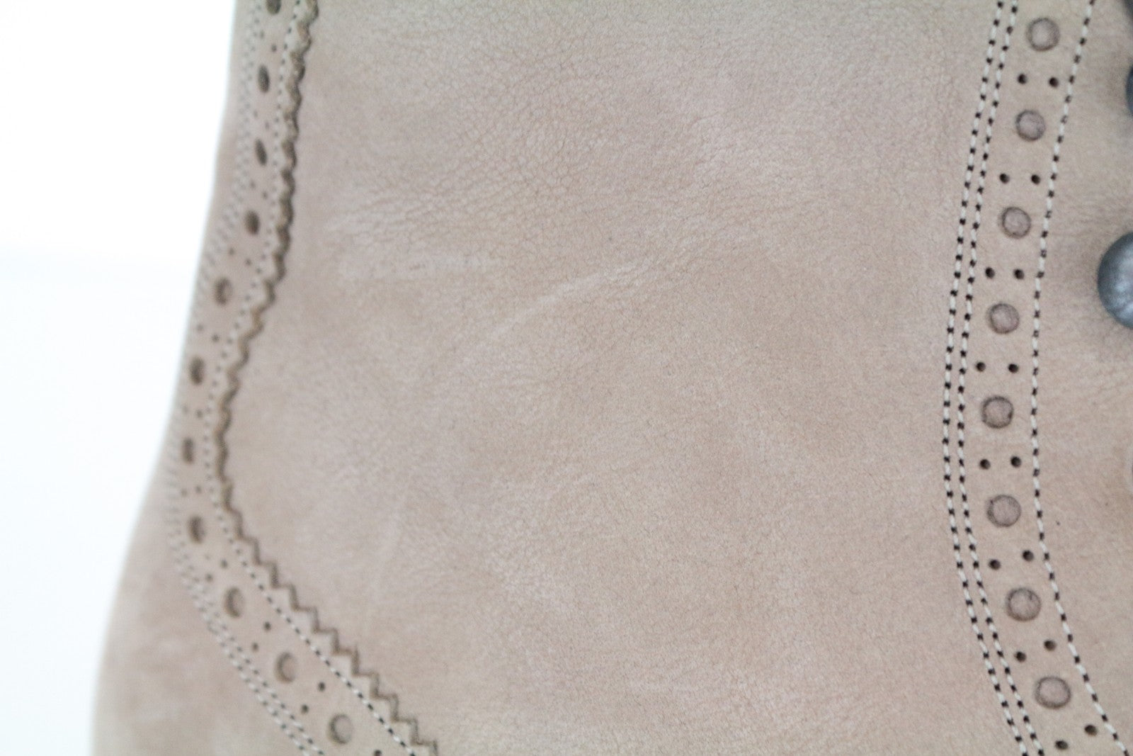 SUITSUPPLY vyriški šviesiai rudi odiniai zomšiniai sportbačiai aukštais viršutiniais bateliais, dydis EU43 