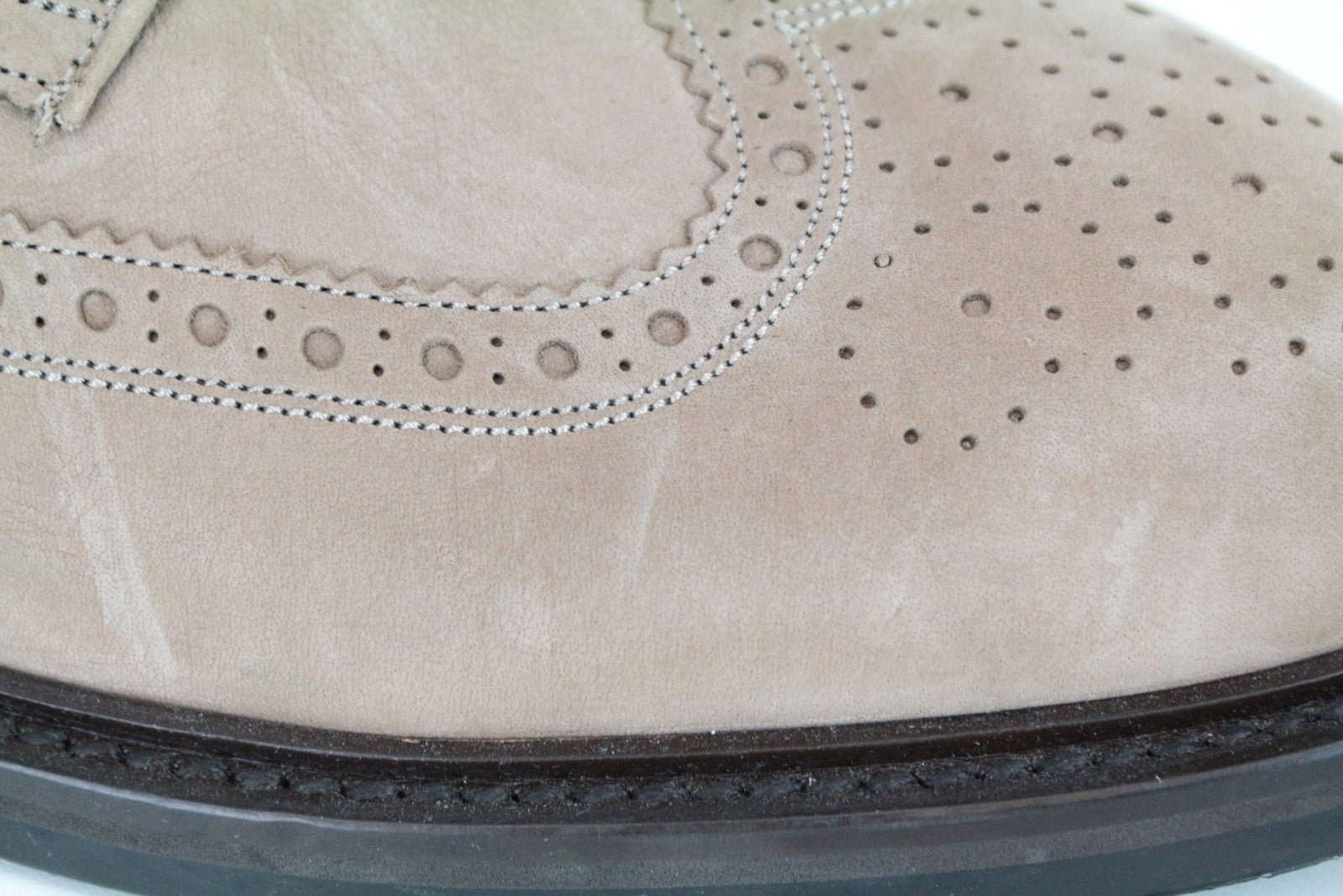 SUITSUPPLY vyriški šviesiai rudi odiniai zomšiniai sportbačiai aukštais viršutiniais bateliais, dydis EU43 