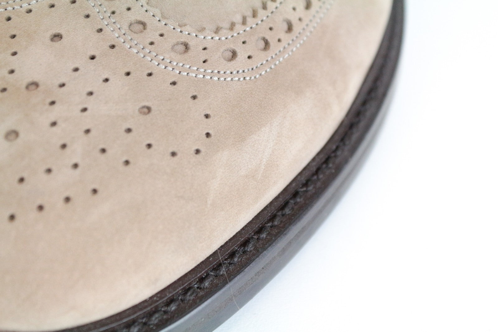 SUITSUPPLY vyriški šviesiai rudi odiniai zomšiniai sportbačiai aukštais viršutiniais bateliais, dydis EU43 