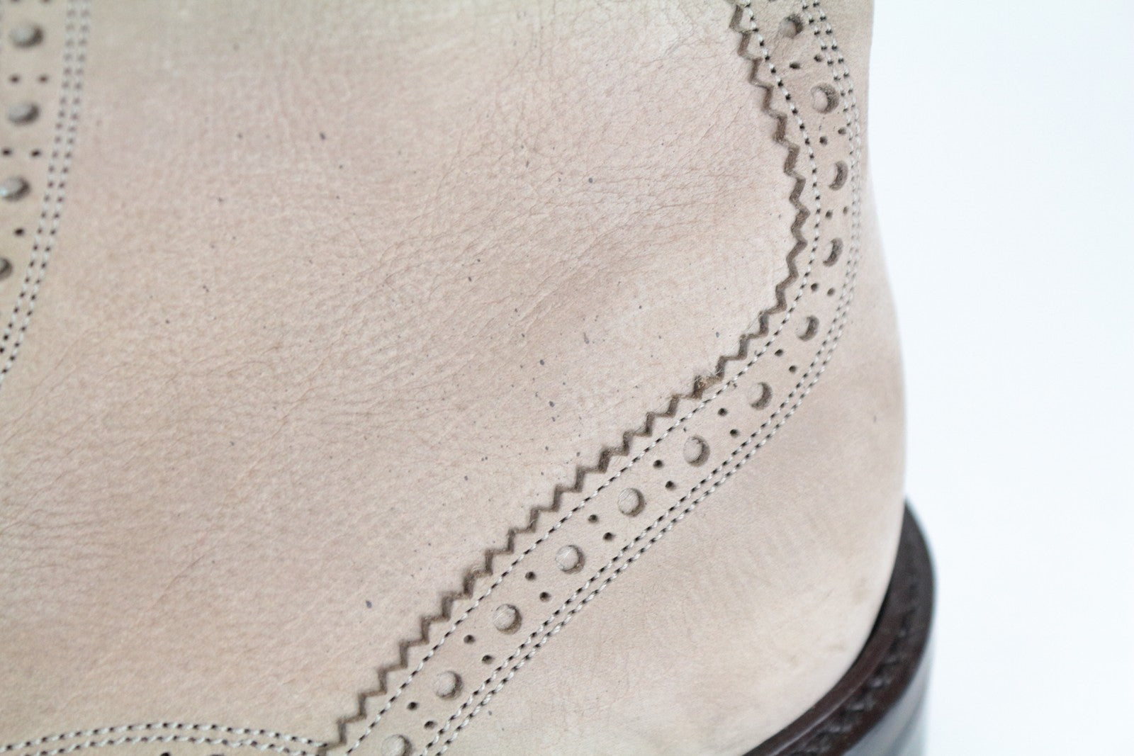 SUITSUPPLY vyriški šviesiai rudi odiniai zomšiniai sportbačiai aukštais viršutiniais bateliais, dydis EU43 