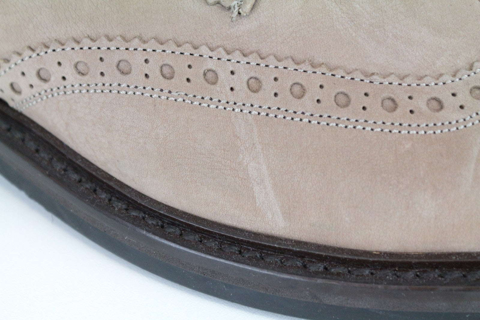 SUITSUPPLY vyriški šviesiai rudi odiniai zomšiniai sportbačiai aukštais viršutiniais bateliais, dydis EU43 