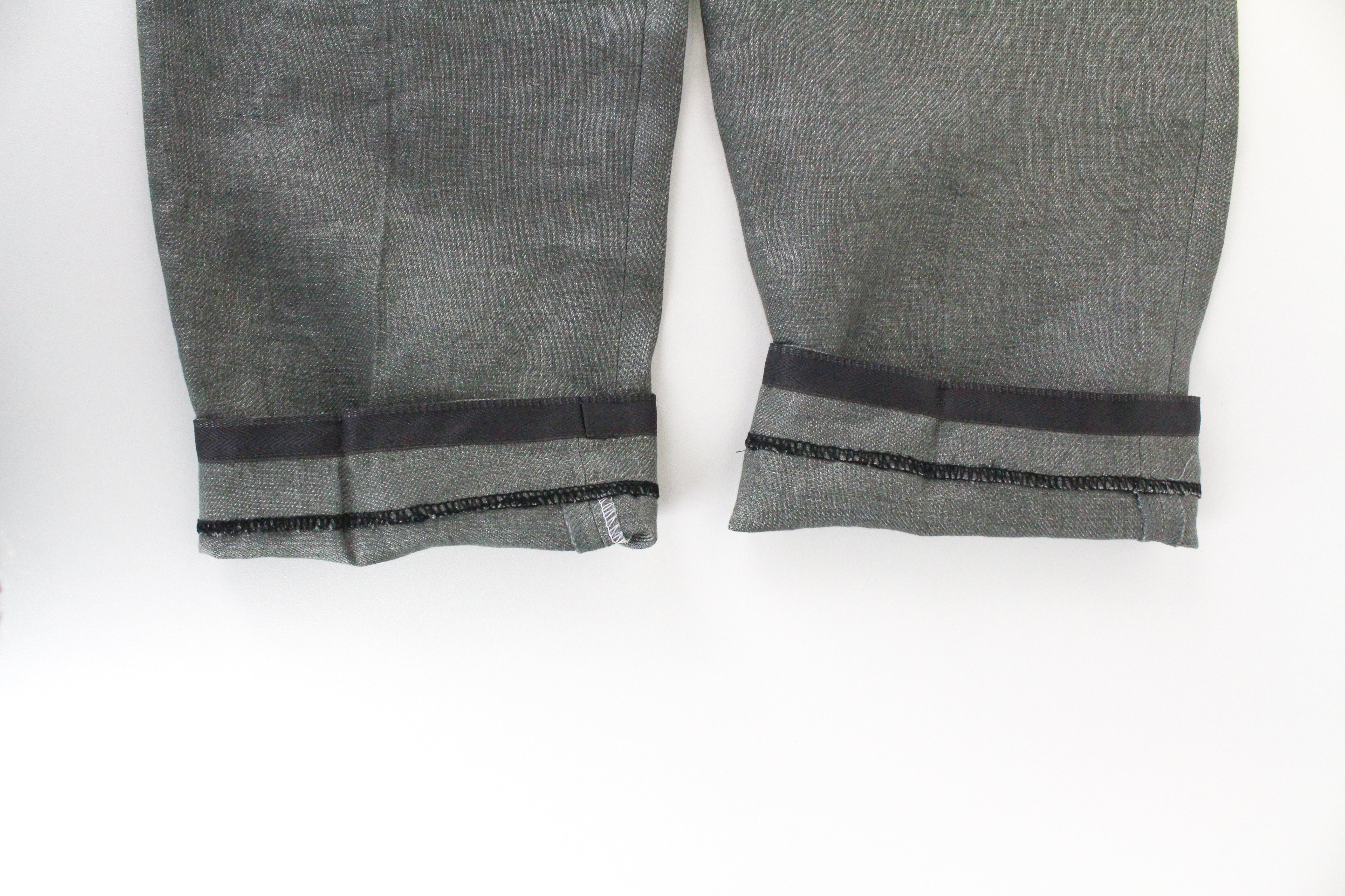 SUITSUPPLY Walter Men's UK36R Lightweight Green Linen 2-Piece Suit