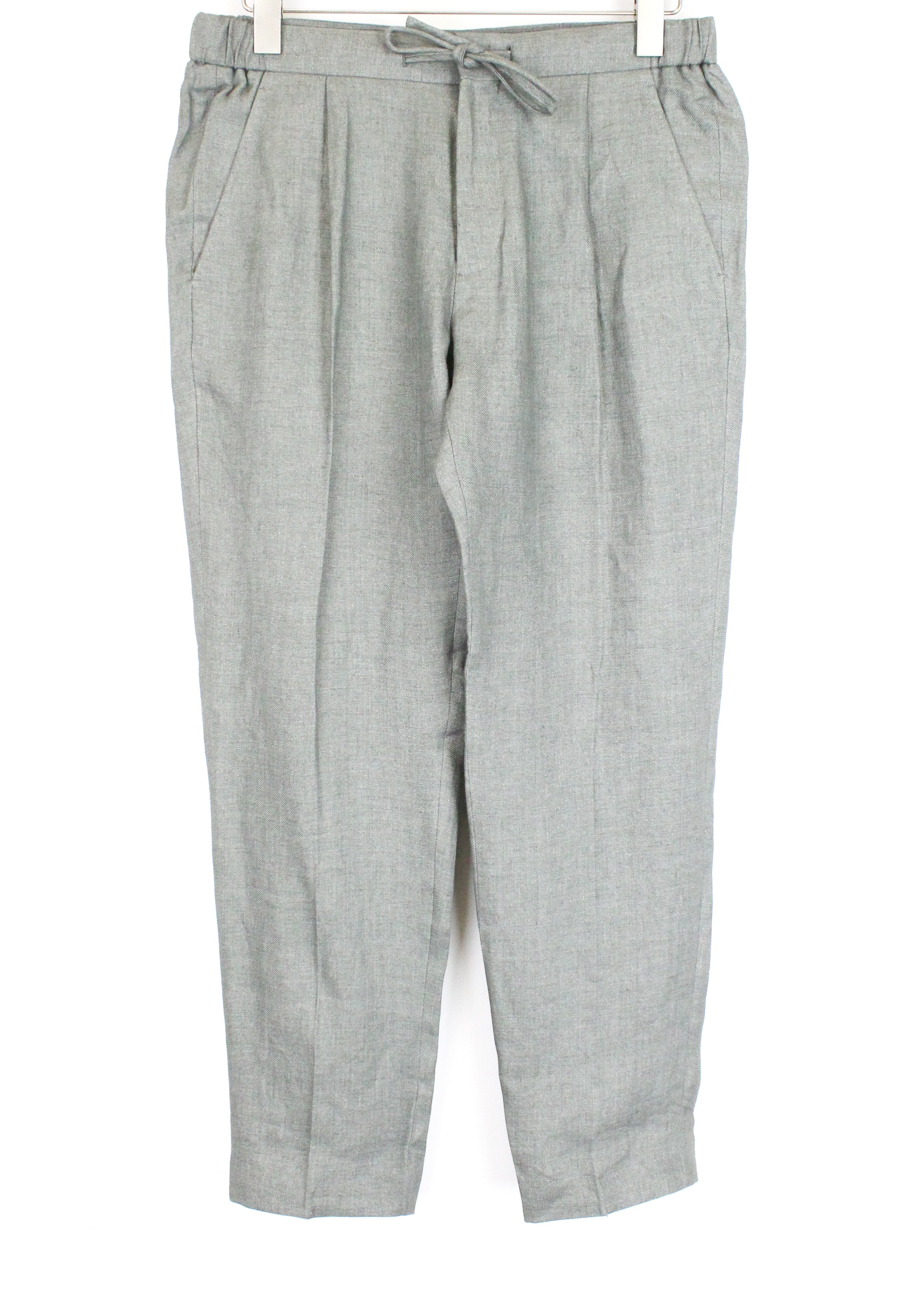 SUITSUPPLY Walter Men's UK36R Lightweight Green Linen 2-Piece Suit