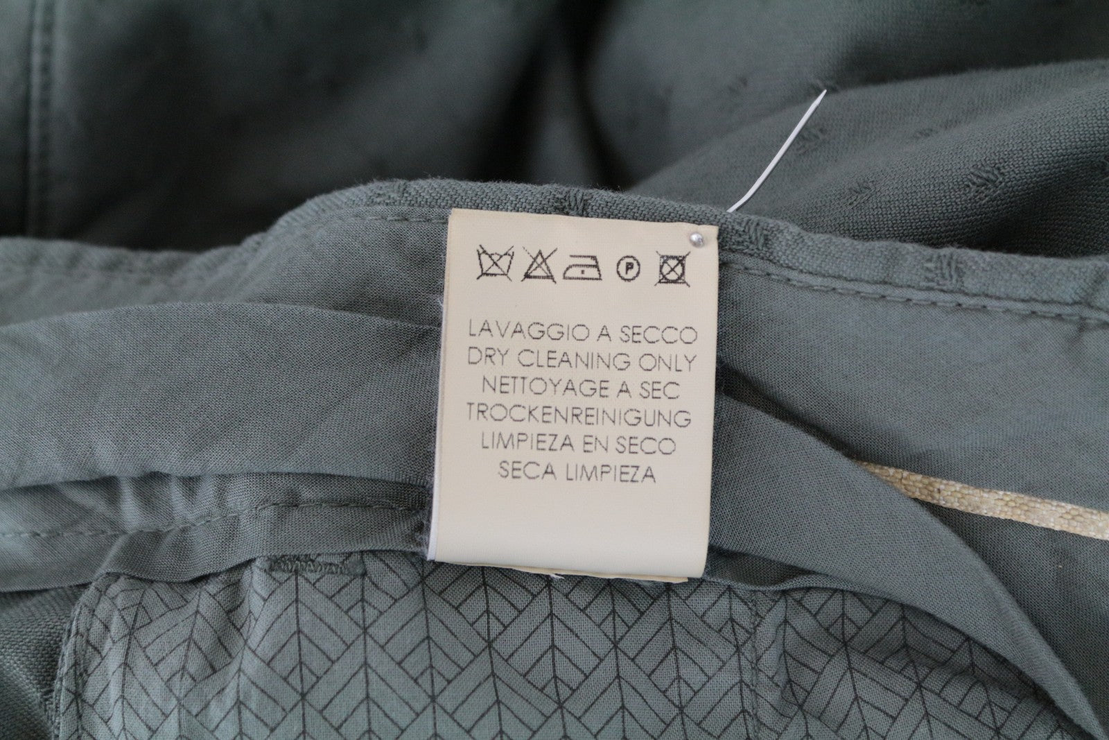 SCOTCH & SODA Atelier Men's W35/L30 Green Skinny Cargo Pattern Pants