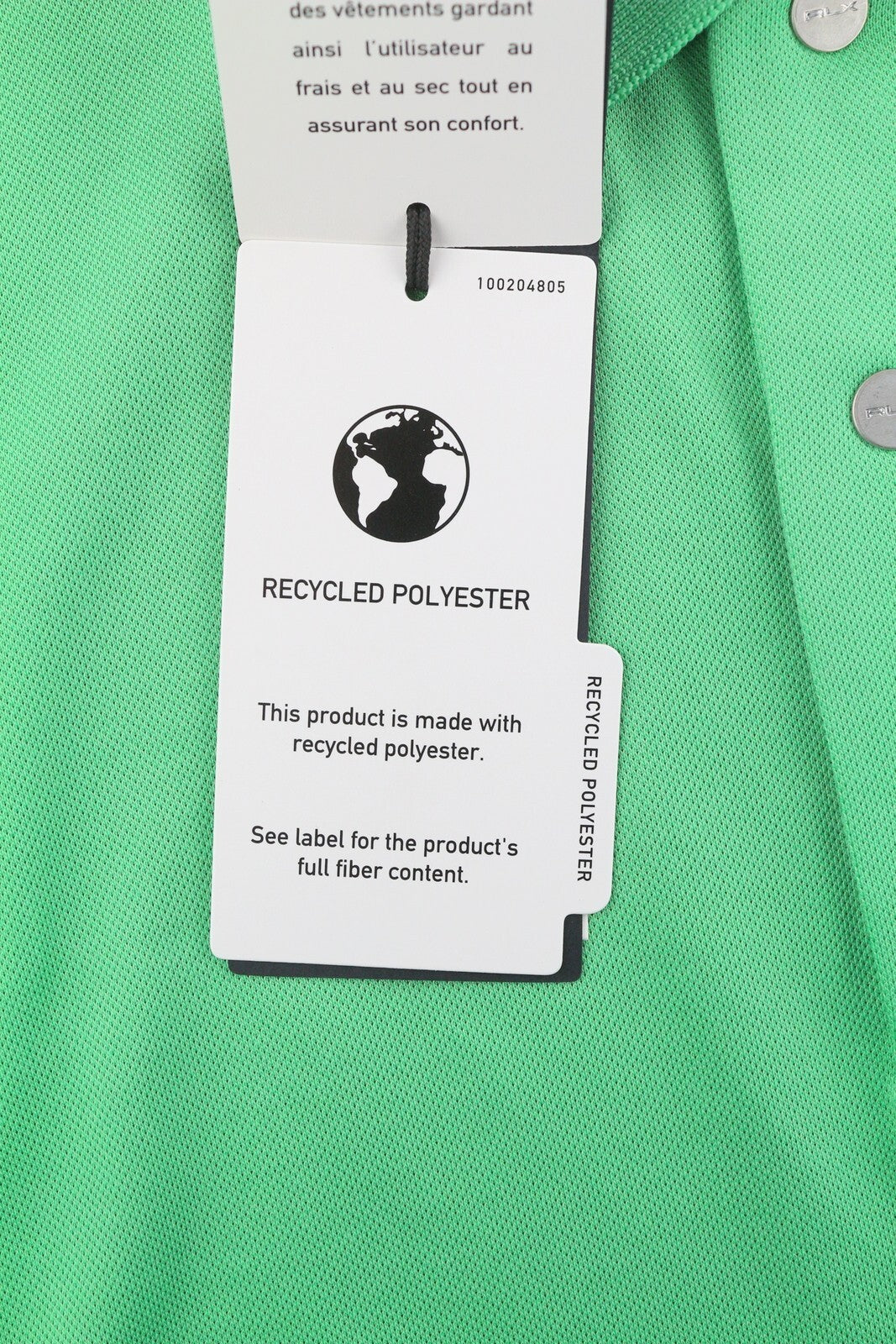 RLX RALPH LAUREN golfo moteriški marškinėliai S žali trumpomis rankovėmis su neperšlampamu audiniu RRP 140 € 