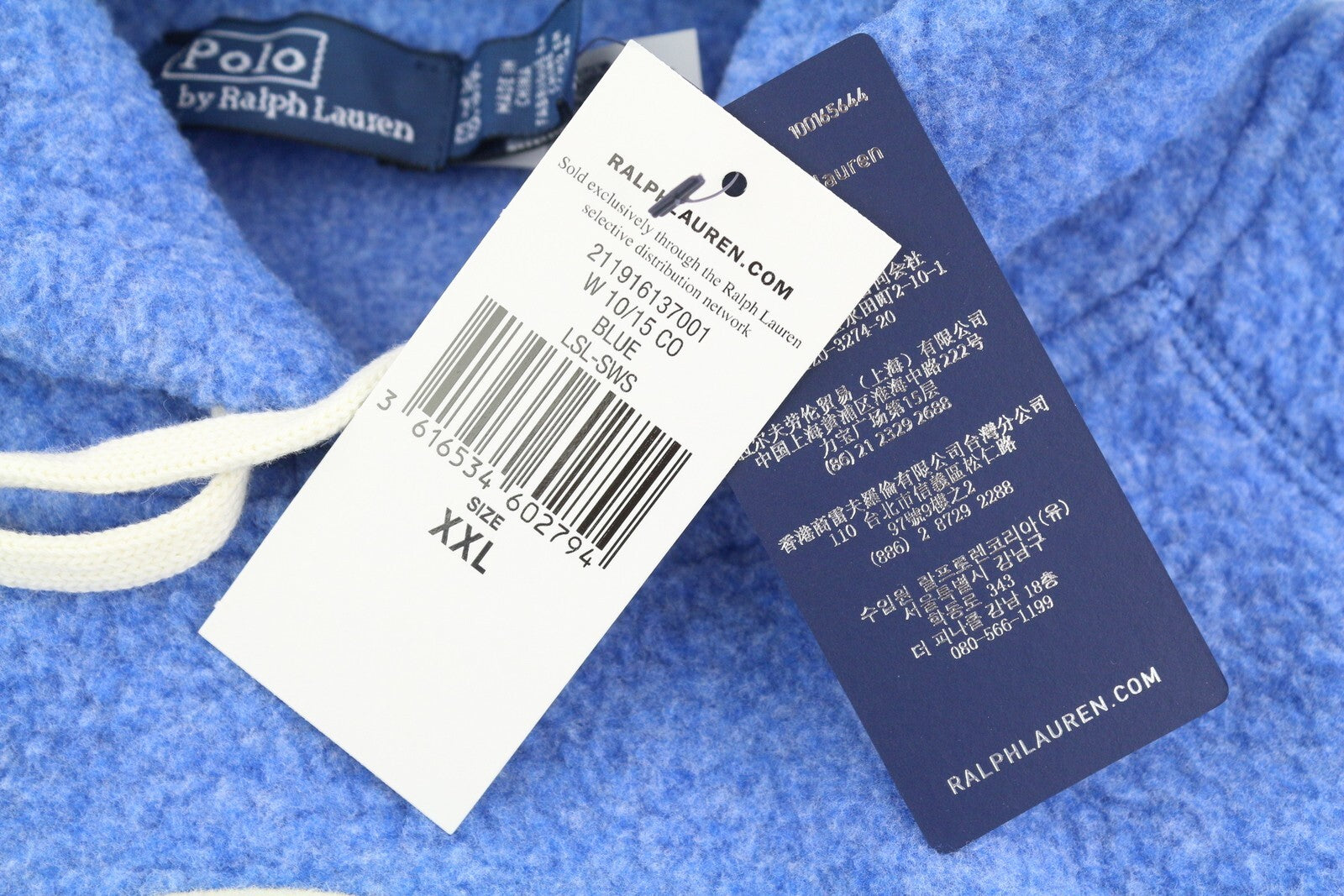 RALPH LAUREN moteriškas džemperis su gobtuvu, 2XL, mėlynas, flisinis, kengūros rašto slidinėjimo marškinėliai, rekomenduojama kaina – 158 USD 