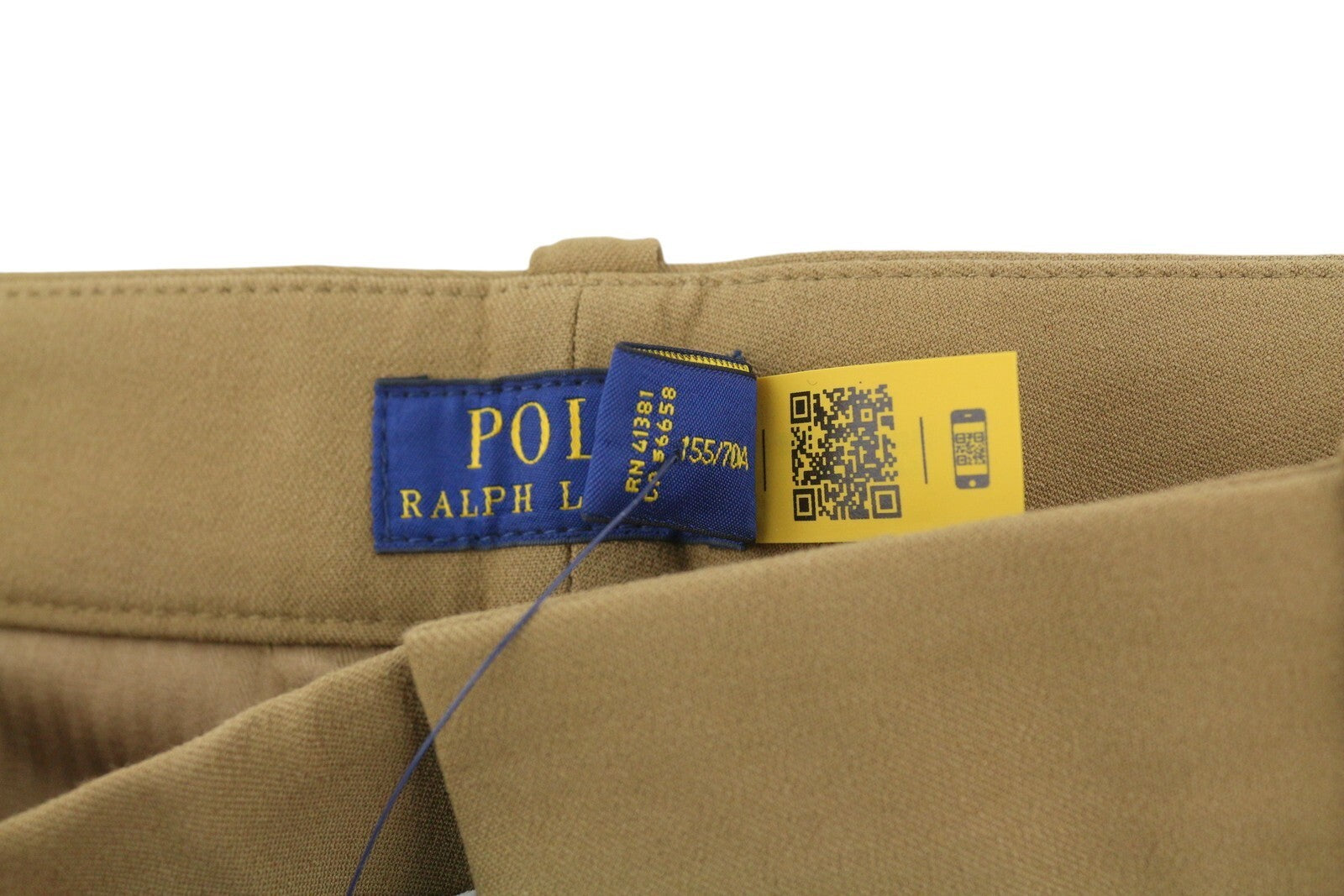 RALPH LAUREN moteriškos kelnės W26 rudos chino stiliaus, plonos, su užtrauktuku ir kulkšnimis, laisvalaikio stiliaus. 