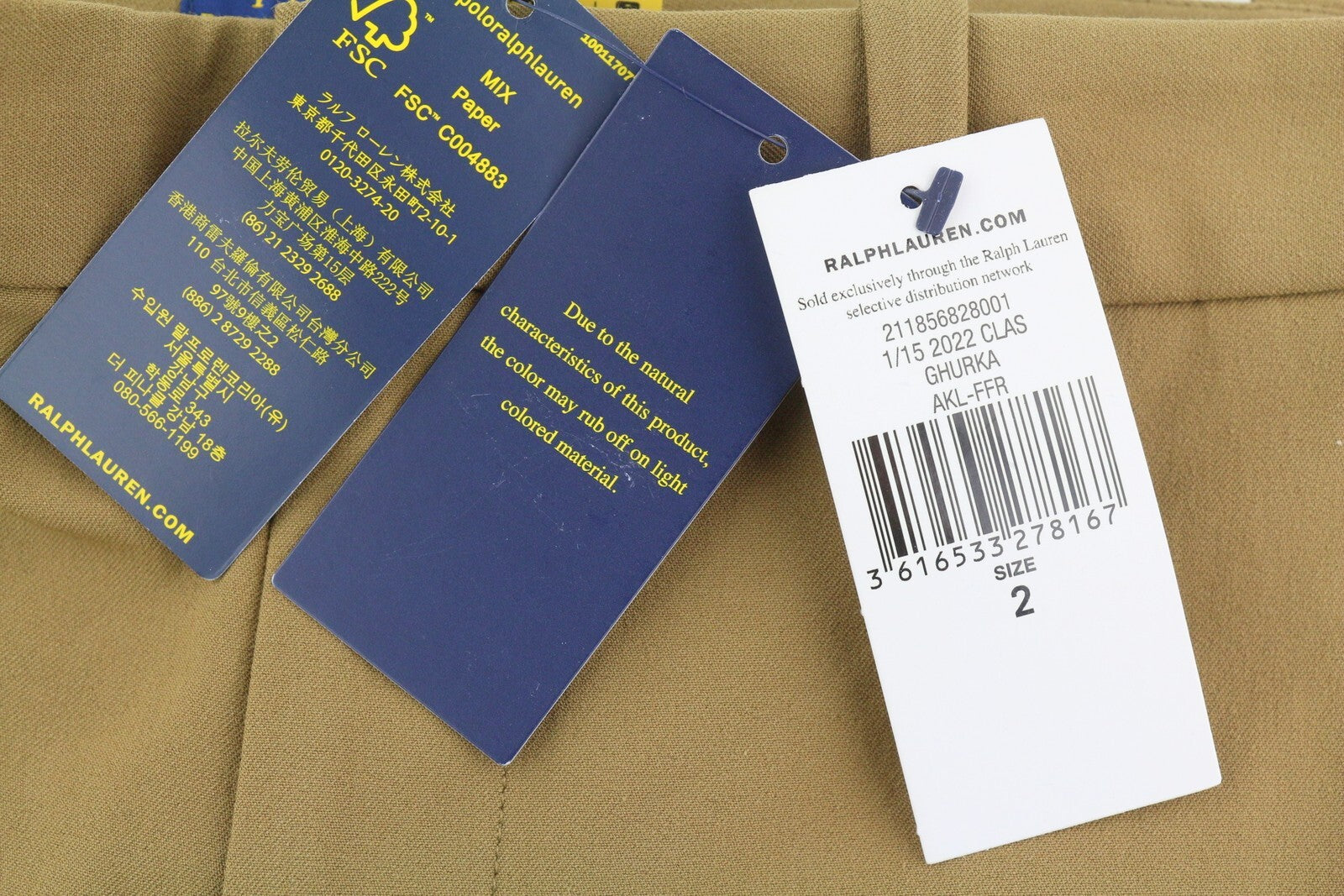 RALPH LAUREN moteriškos kelnės W26 rudos chino stiliaus, plonos, su užtrauktuku ir kulkšnimis, laisvalaikio stiliaus. 