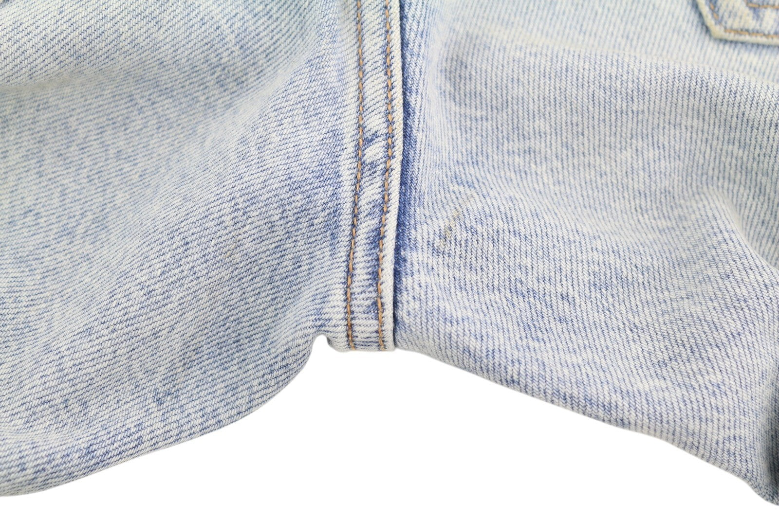 RALPH LAUREN moteriški džinsai W26 Relaxed Straight Crop Distress Painted Blue 