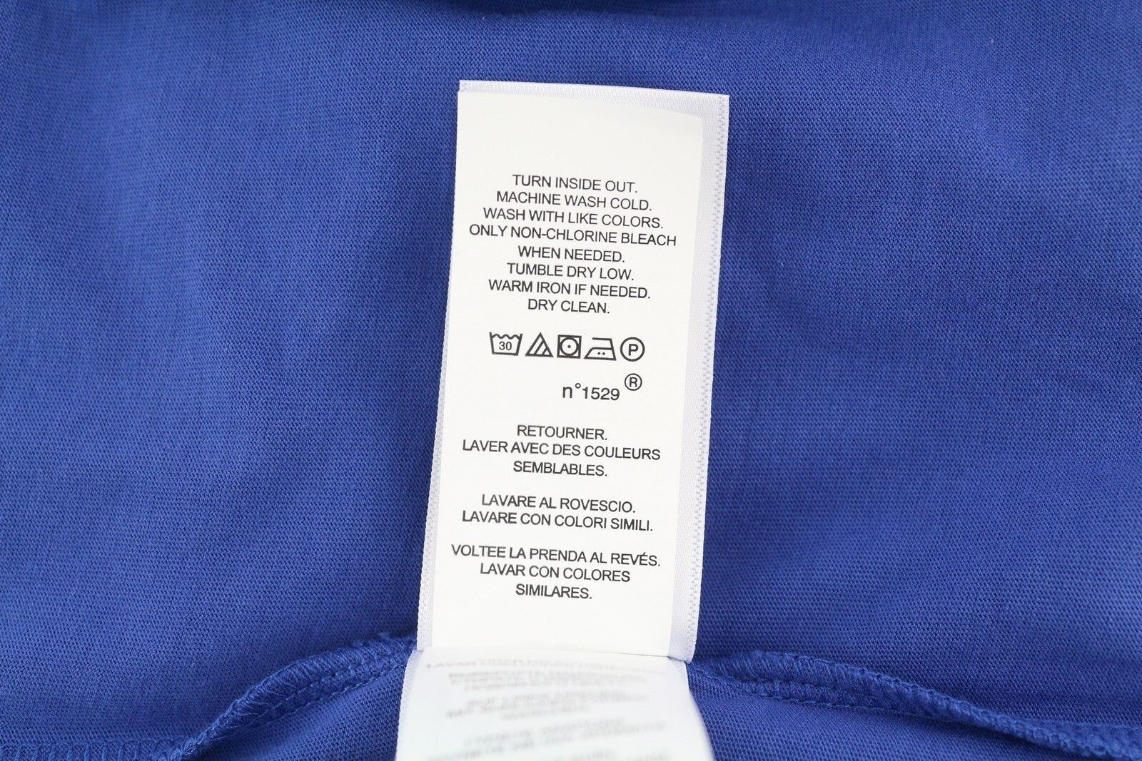 RALPH LAUREN moteriški marškinėliai M mėlyni trumpomis rankovėmis apvalios iškirptės trikotažo laisvalaikio stiliaus