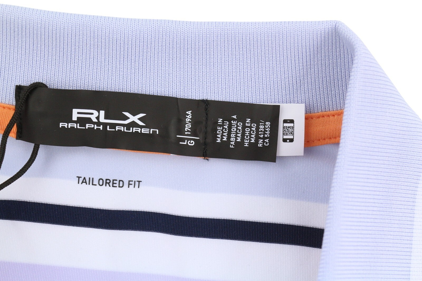 RLX RALPH LAUREN golfo moteriški marškinėliai L dydžio, įvairiaspalviai, dryžuoti trumpomis rankovėmis.