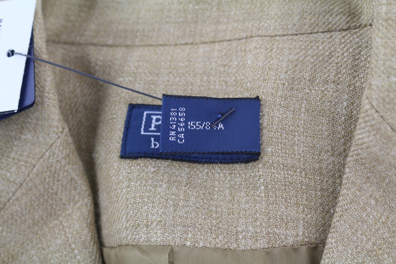 RALPH LAUREN moteriškas švarkas XS, smėlio spalvos, šilkinis lininis švarkas su sagomis, ilgesnis, rekomenduojama kaina – 675 € 