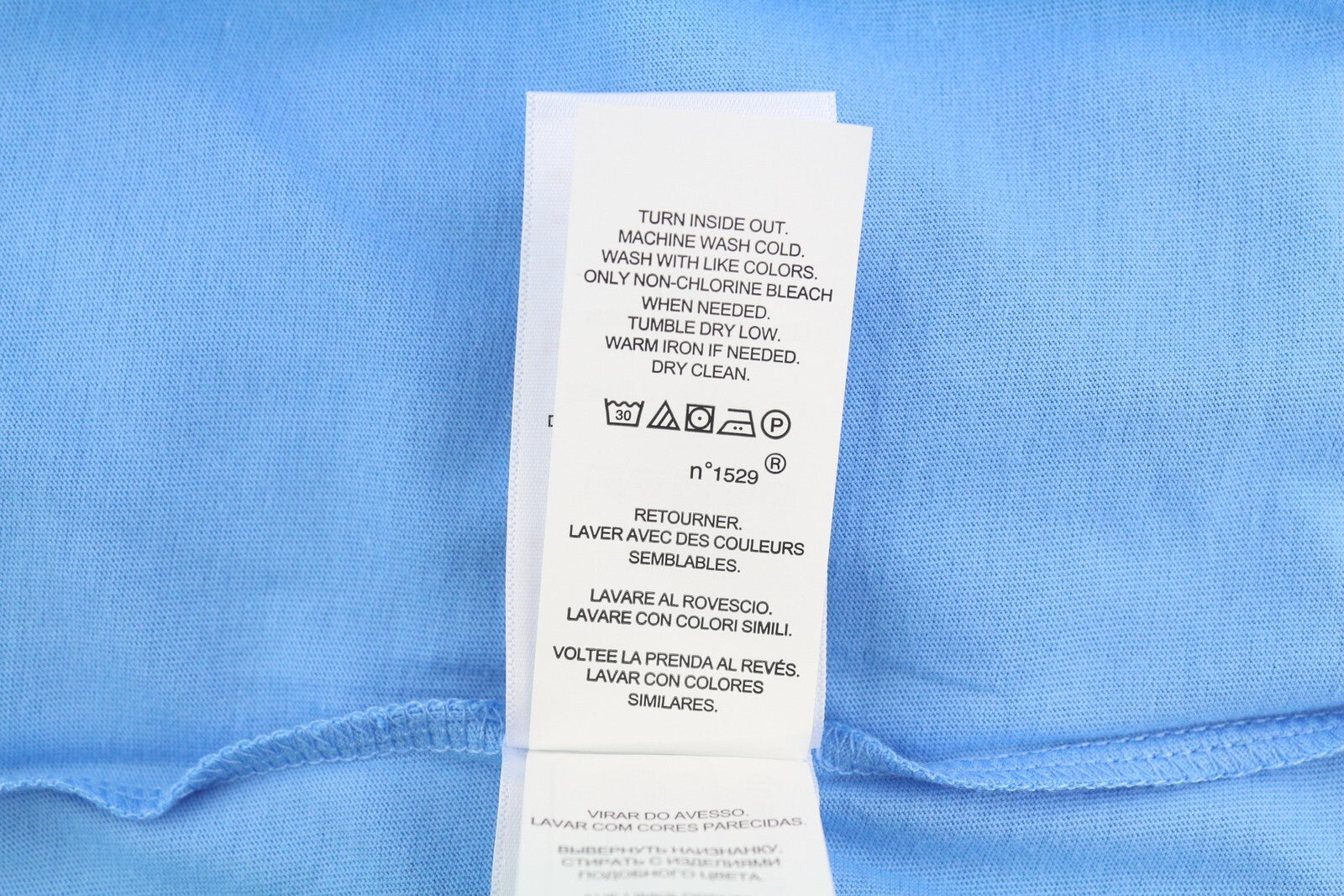 RALPH LAUREN moteriški marškinėliai L dydžio mėlyni trumpomis rankovėmis apvalios iškirptės trikotažo tamprūs raštai