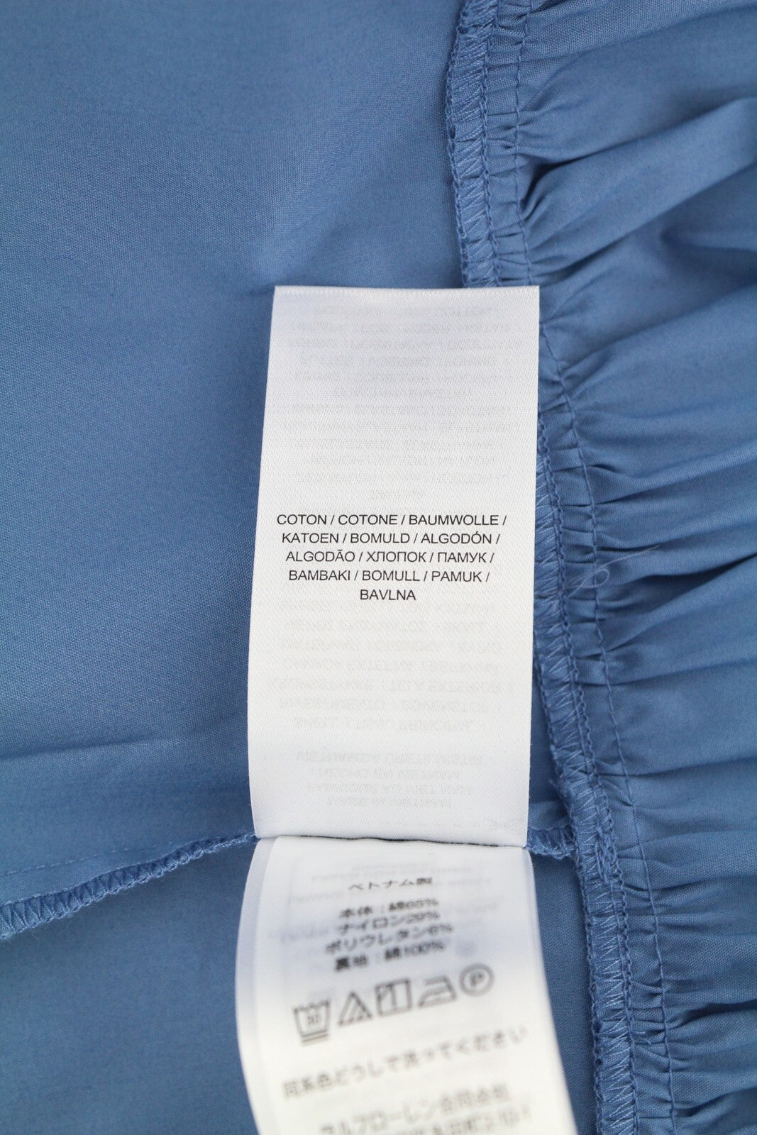 LAUREN RALPH LAUREN moteriška suknelė S mėlyna be rankovių su raišteliais priekyje, kelių lygių, rekomenduojama kaina – 185 € 