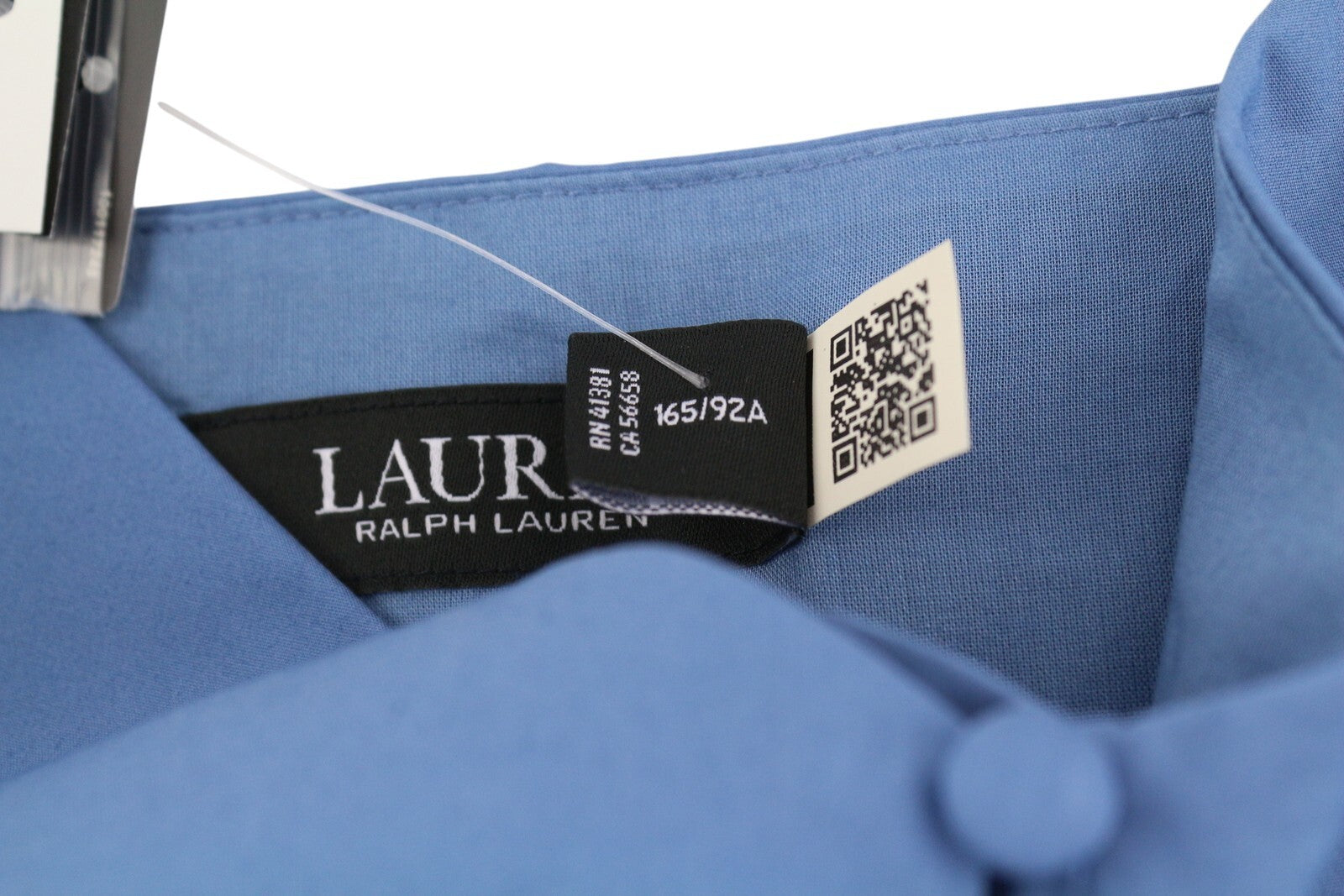 LAUREN RALPH LAUREN moteriška suknelė S mėlyna be rankovių su raišteliais priekyje, kelių lygių, rekomenduojama kaina – 185 € 