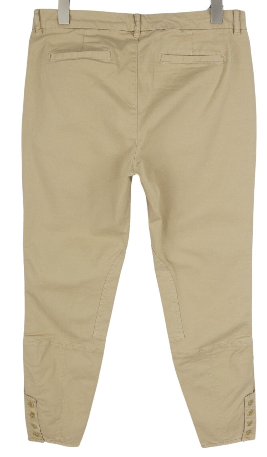 LAUREN RALPH LAUREN moteriškos kelnės W31 rudos, plonos, iki kulkšnies, užtrauktuku, laisvalaikio stiliaus. 