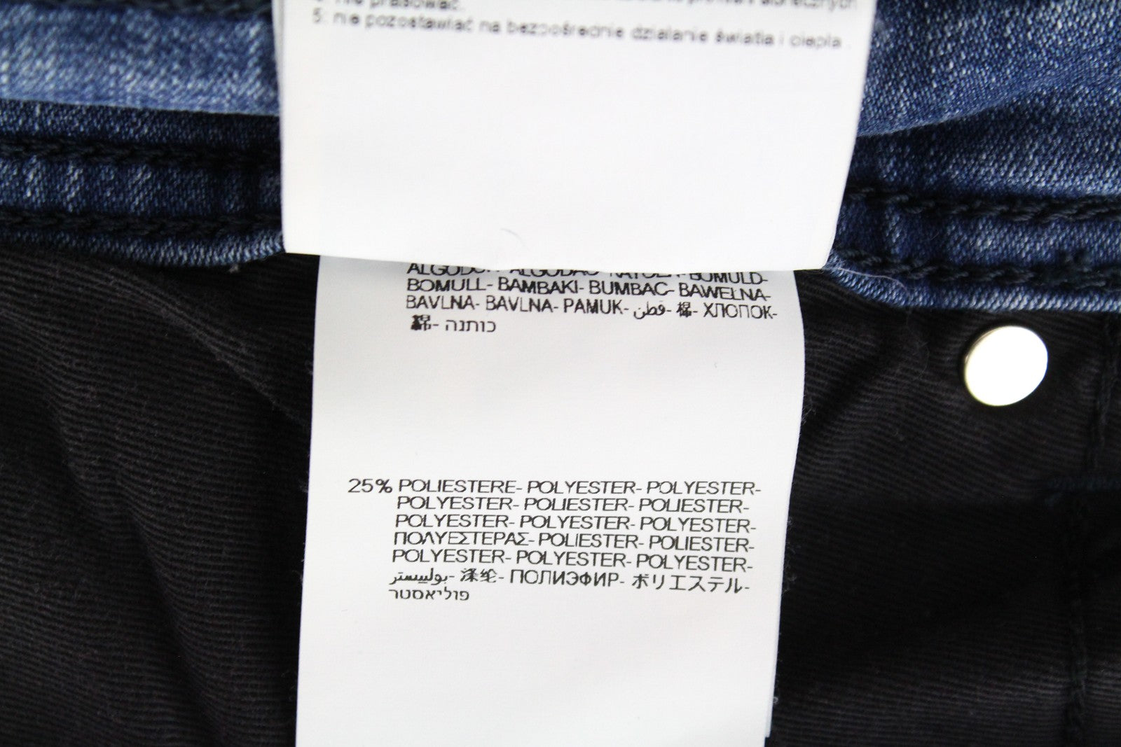 REPLAY Grover Men's Jeans W30/L34 Blue Straight Button-Fly Classic Stretch