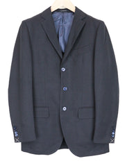 SUITSUPPLY La Spalla Men's Blazer UK38L Blue Slim Cotton Linen Formal