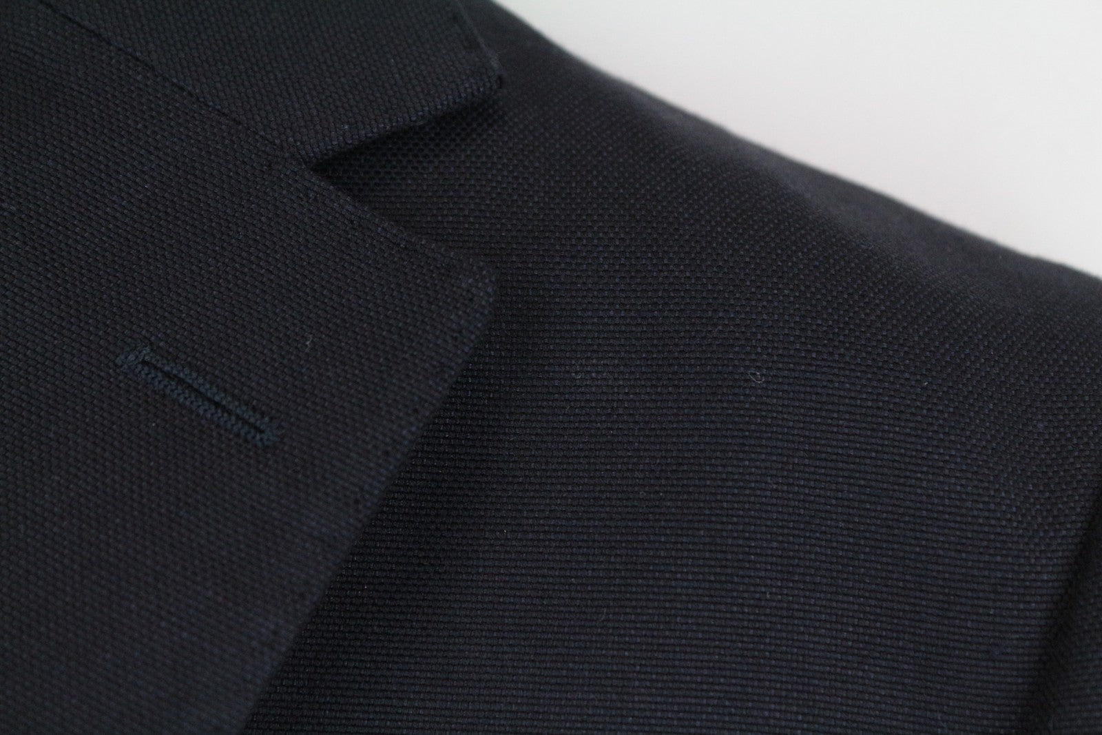 SUITSUPPLY La Spalla Men's Blazer UK38L Blue Slim Cotton Linen Formal