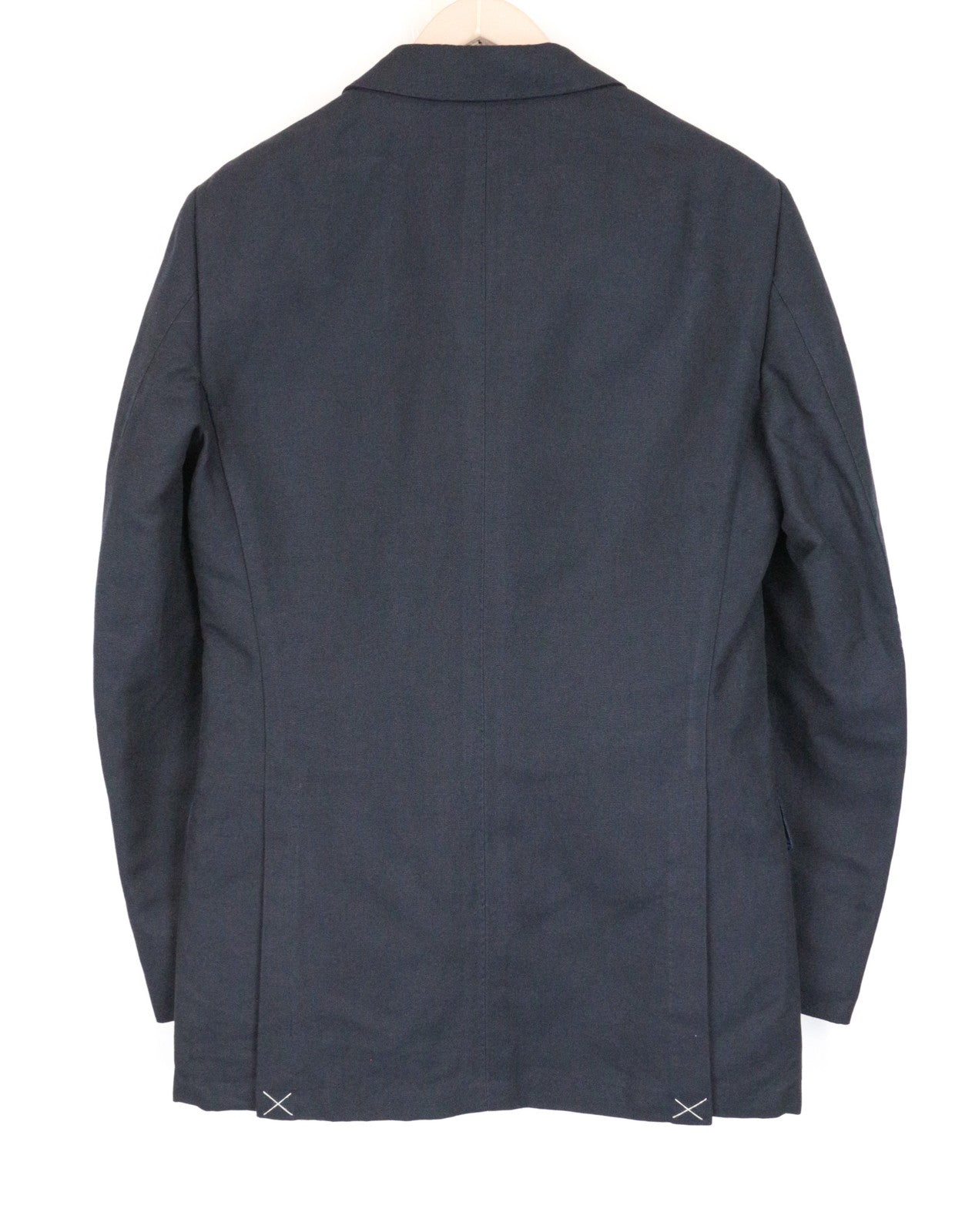 SUITSUPPLY La Spalla Men's Blazer UK38L Blue Slim Cotton Linen Formal