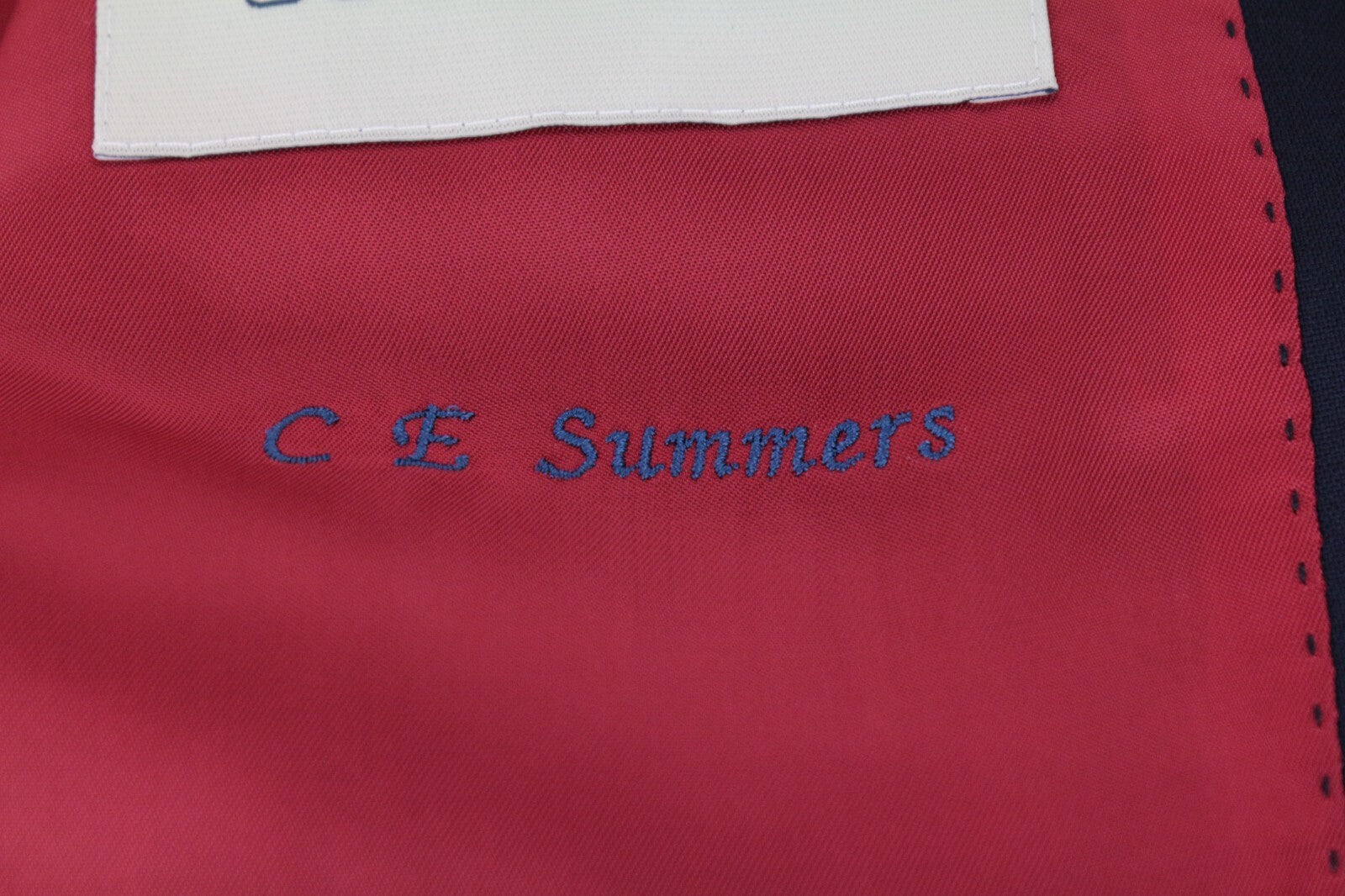 SUITSUPPLY La Spalla Men's Suit UK46R Blue Slim Wool Peak Lapel 2 Piece