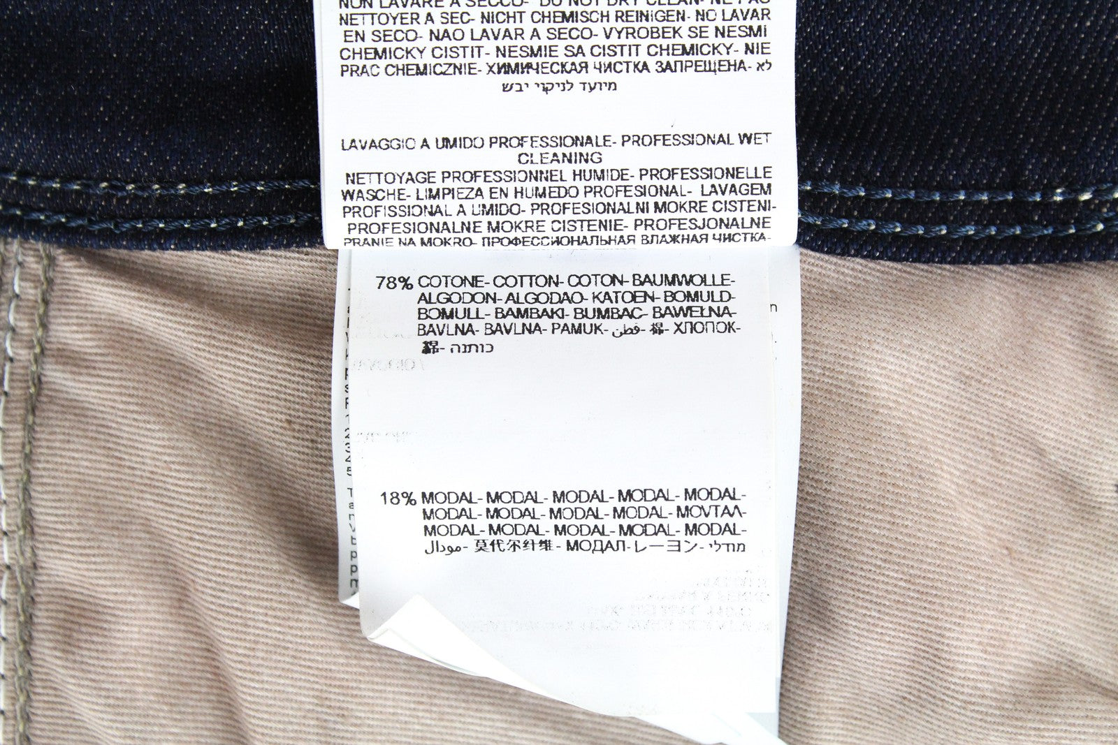 REPLAY Anbass Men's Jeans W30/L34 Dark Blue Slim Zip-Fly Ice Blast Stretch