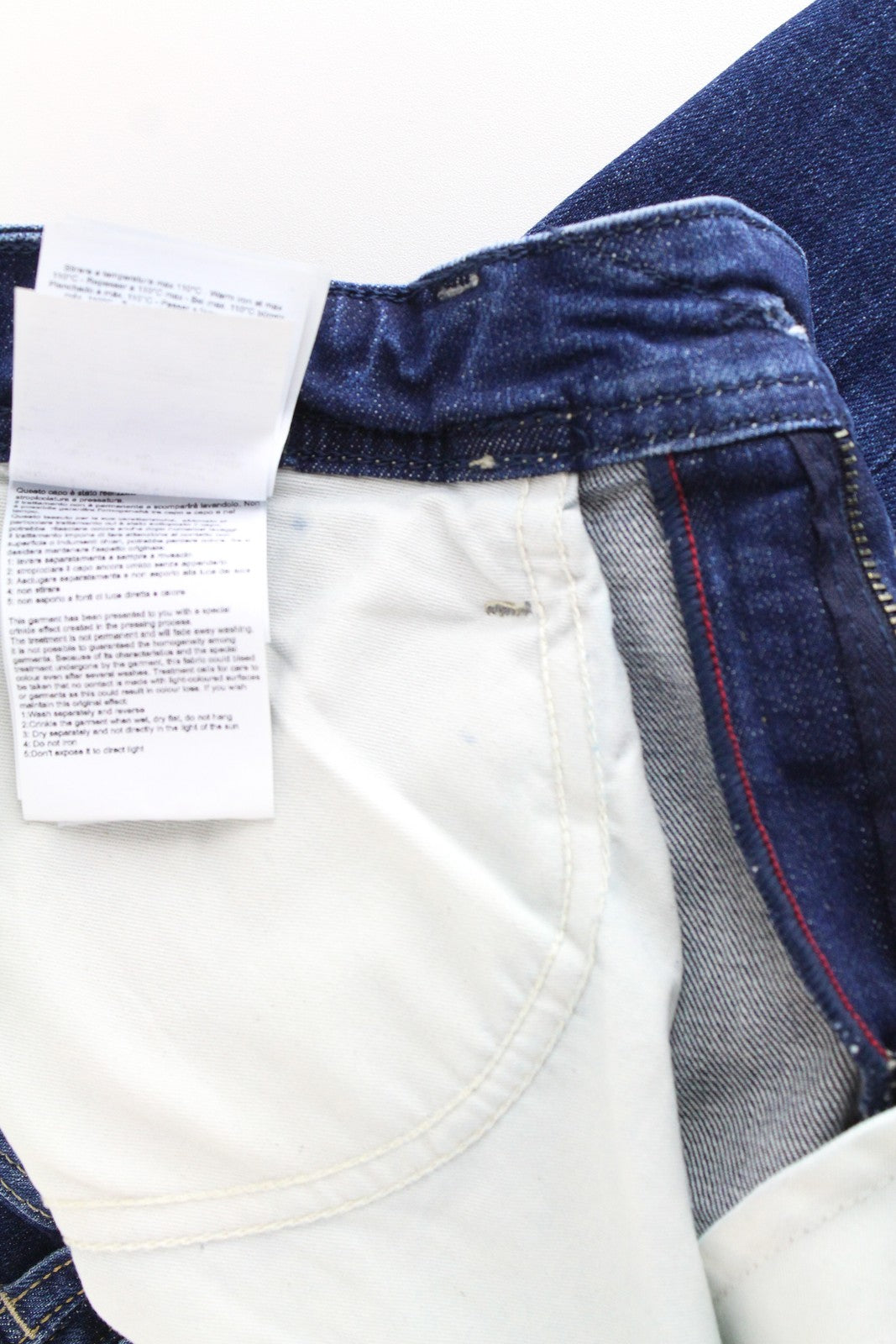 REPLAY Rob Men's Jeans W30/L34 Blue Straight Taper Stretch Zip-Fly Classic