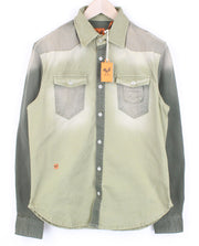 GOOD GENES vyriški marškinėliai S dydžio žali tamprūs medvilniniai skalbti marškinėliai 