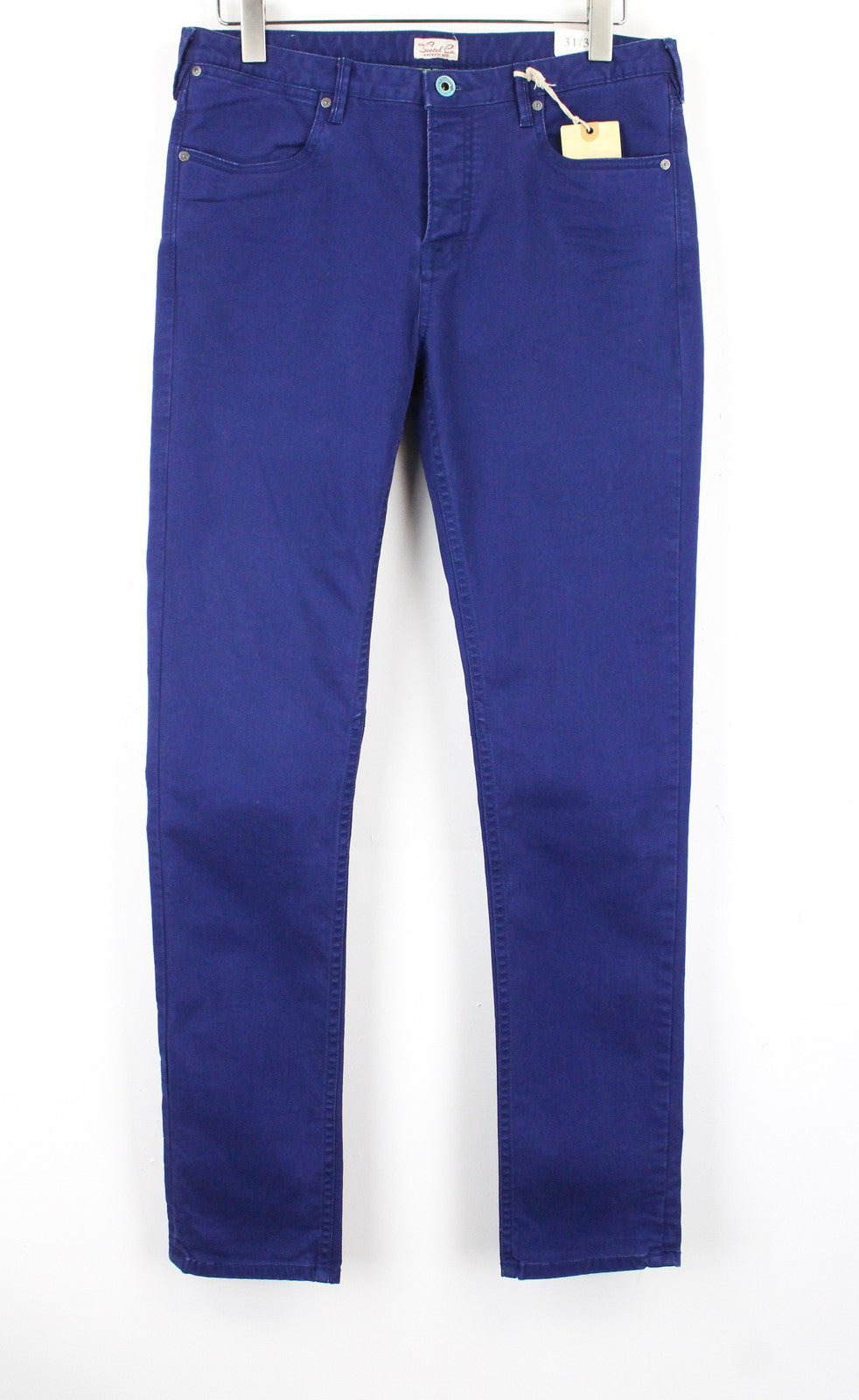 SCOTCH &amp; SODA Dylan vyriški W31/L32 tamsiai mėlyni, tamprūs, ploni džinsai 