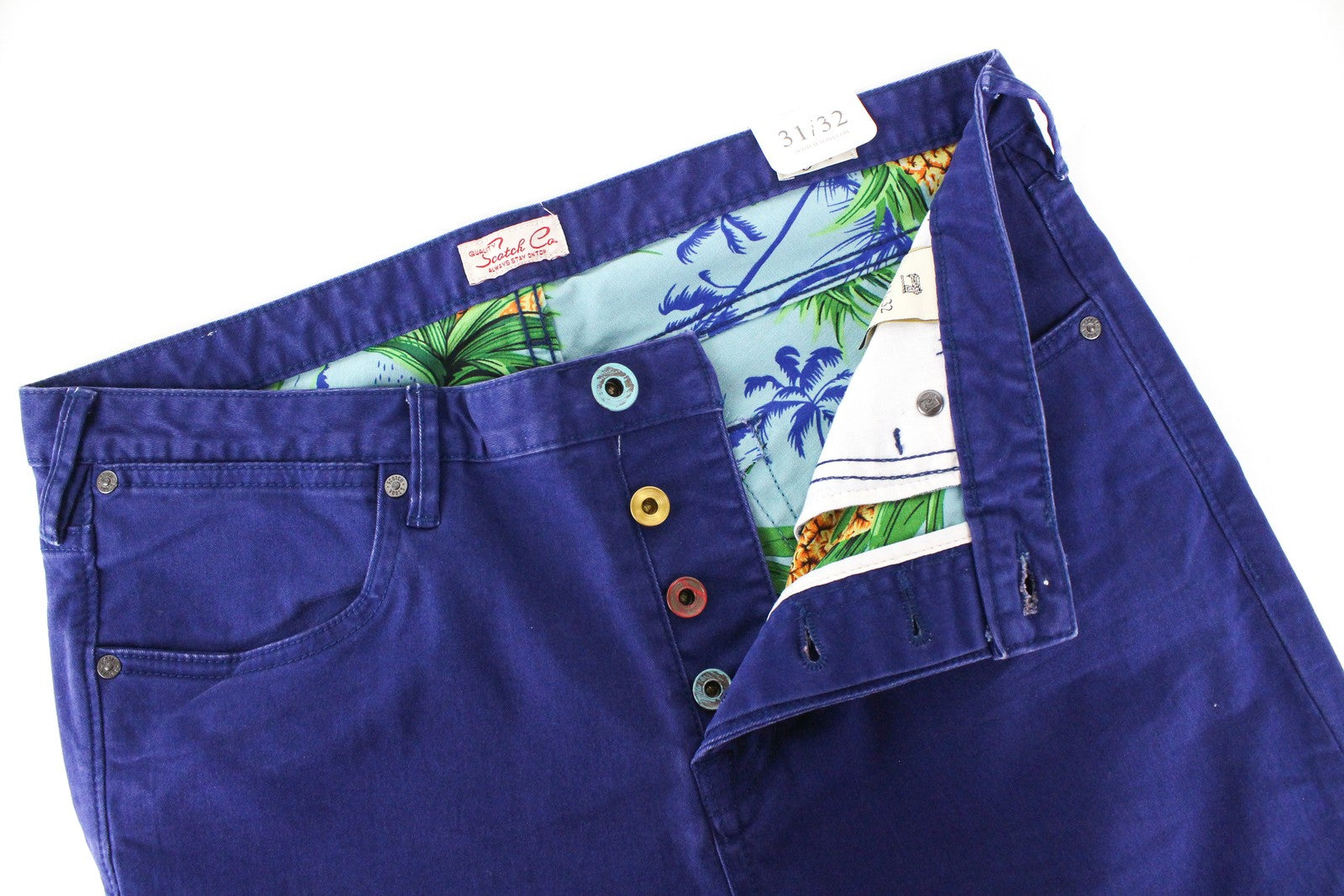 SCOTCH &amp; SODA Dylan vyriški W31/L32 tamsiai mėlyni, tamprūs, ploni džinsai 