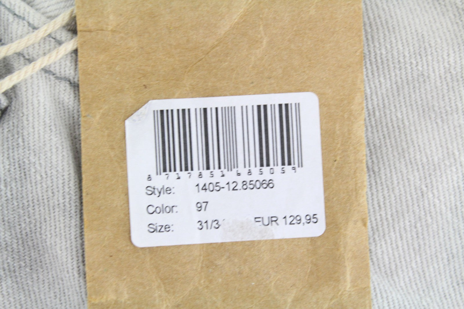 SCOTCH &amp; SODA Dean vyriški pilki laisvi, siaurėjantys medvilniniai džinsai W31/L34 