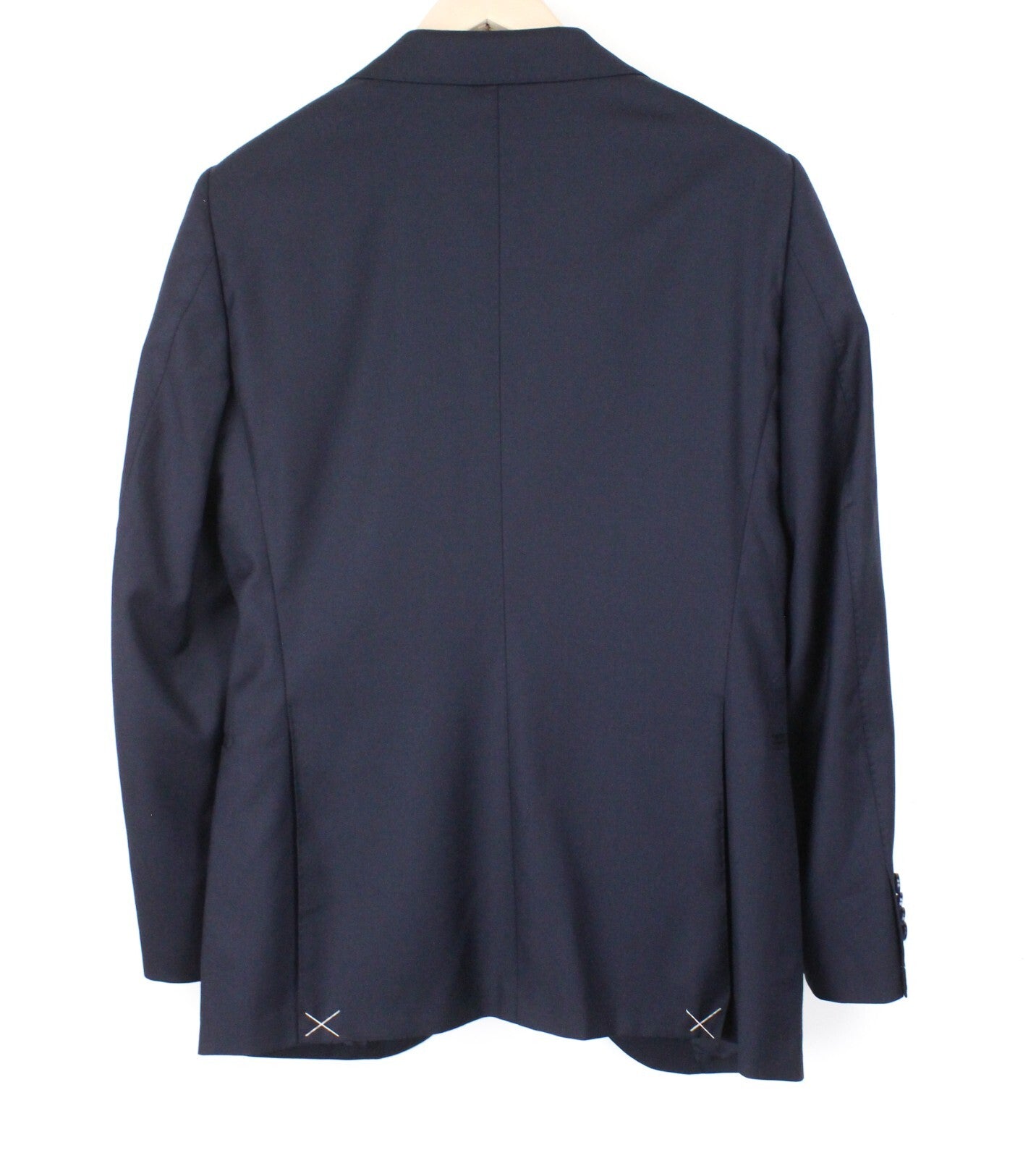 SUITSUPPLY La Spalla vyriškas kostiumas, UK36R, mėlynas, vilnonis, dviejų dalių, klasikinio kirpimo