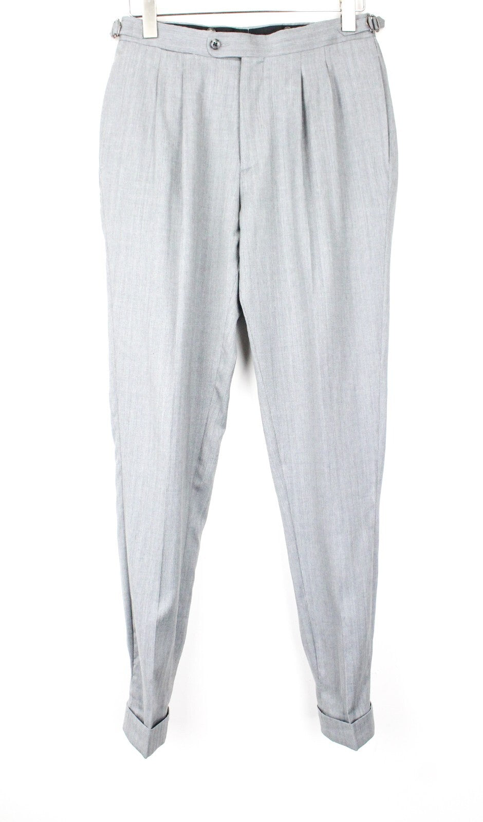 „SUITSUPPLY“ vyriškas kostiumas su „Havana Patch“ raštu, UK34R, pilkas, vilnonis, šilkinis, plonas, dviejų dalių 