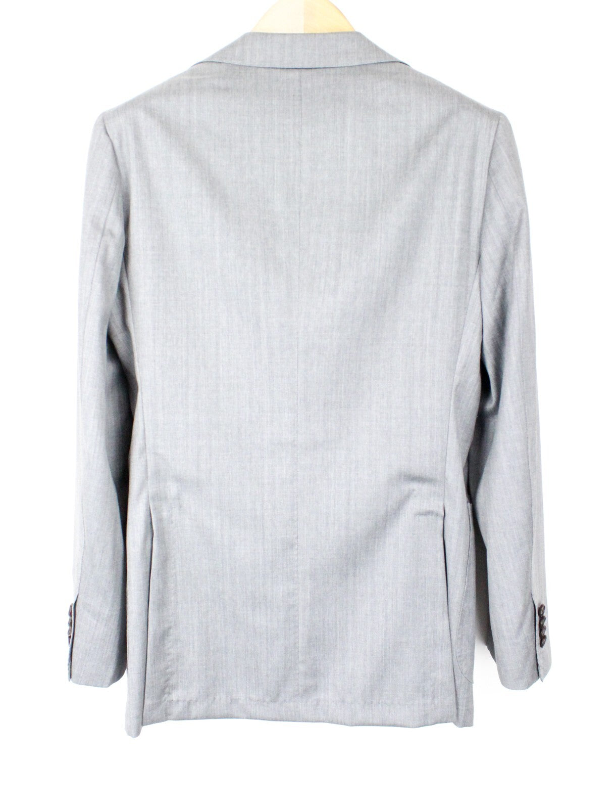 „SUITSUPPLY“ vyriškas kostiumas su „Havana Patch“ raštu, UK34R, pilkas, vilnonis, šilkinis, plonas, dviejų dalių 