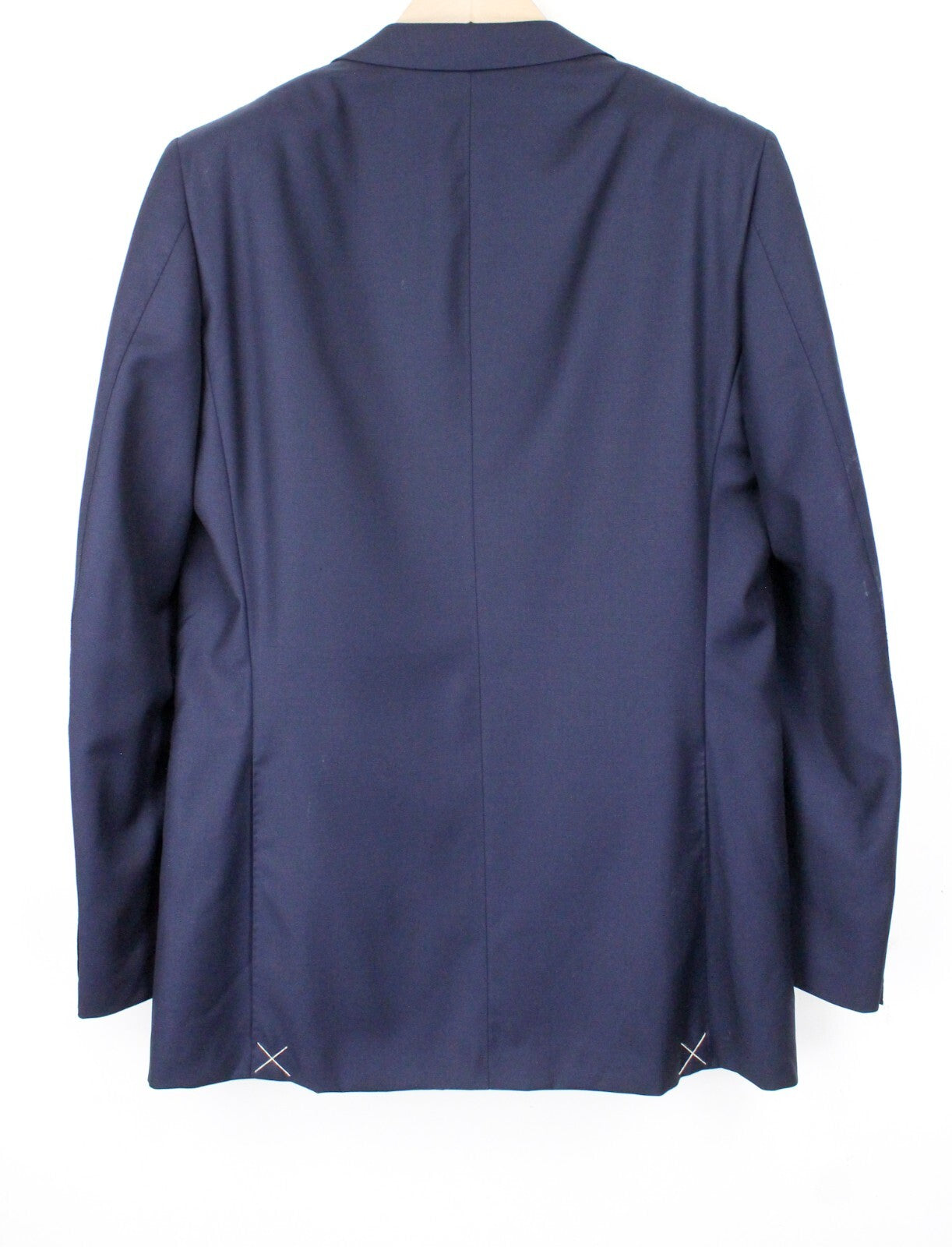 SUITSUPPLY Lazio smokingo vyriškas kostiumas UK42L mėlynas vilnonis plonas 3 dalių S130 