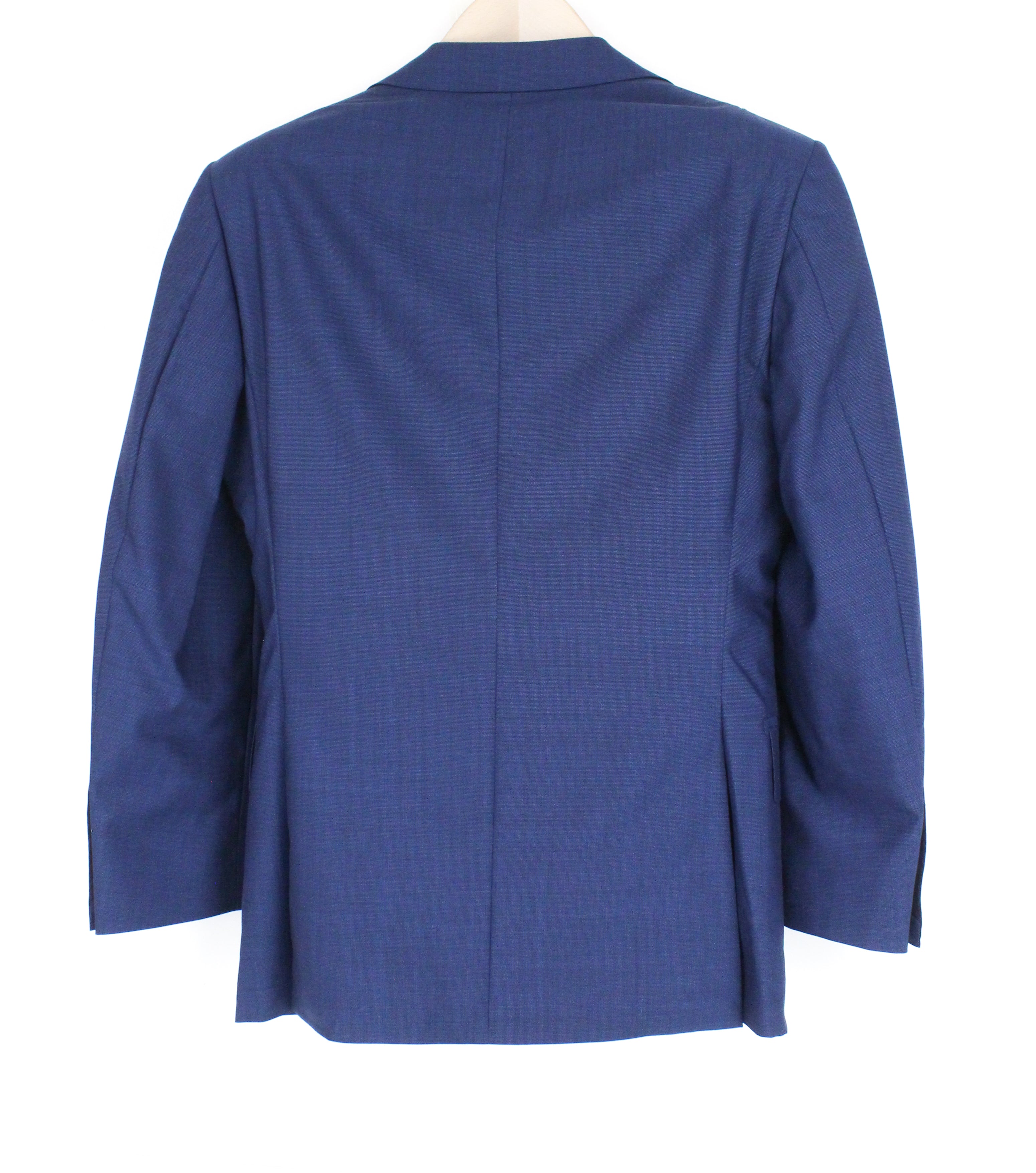 SUITSUPPLY Napoli Men's Blazer UK32R Blue S120s Wool Melange Blueline