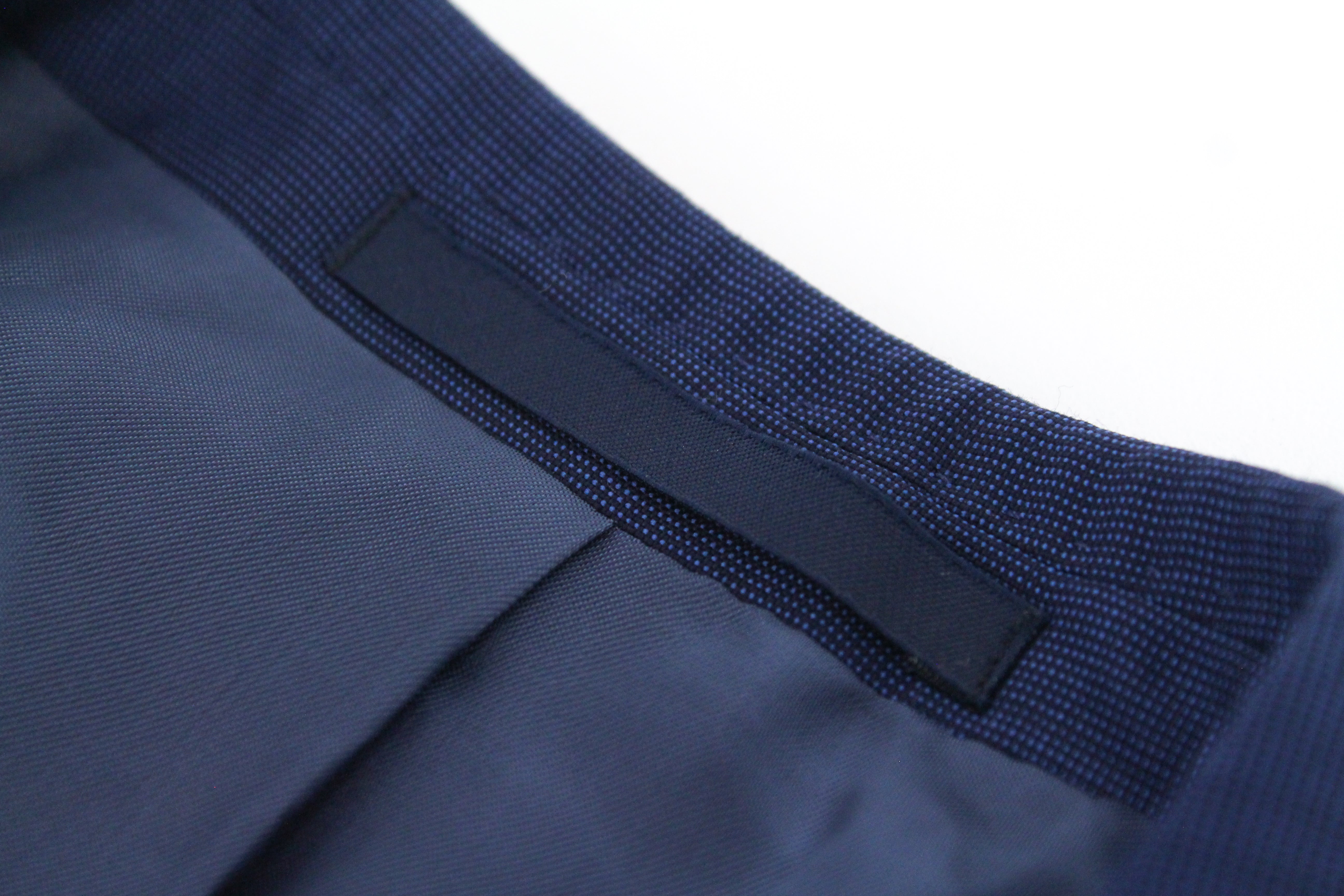 SUITSUPPLY Napoli vyriškas švarkas UK32R mėlynas S120s vilnos melanžas Blueline 