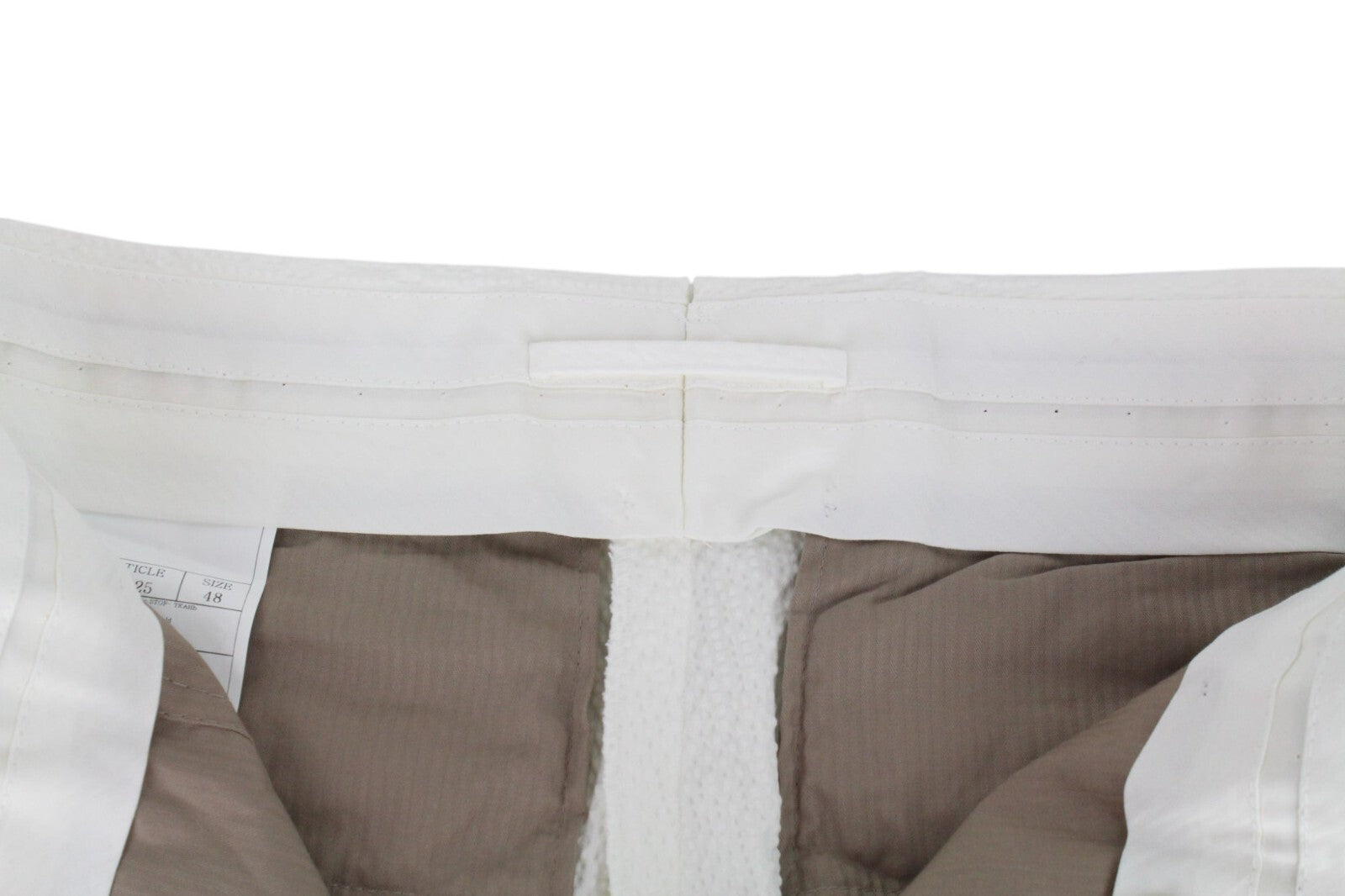 SUITSUPPLY Havana Men's Suit UK38R Off-White Stretch Slim Cotton 2-Piece Fit