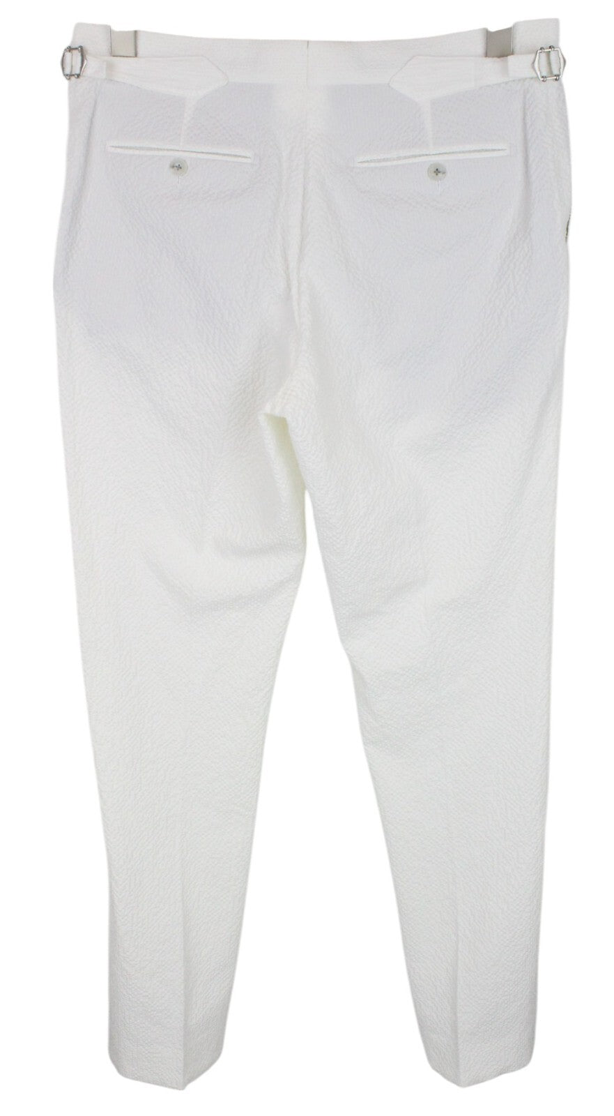 SUITSUPPLY Havana Men's Suit UK38R Off-White Stretch Slim Cotton 2-Piece Fit